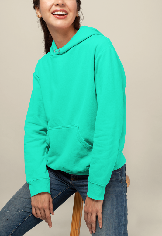 AQUAMARINE OVERSIZED HOODIE