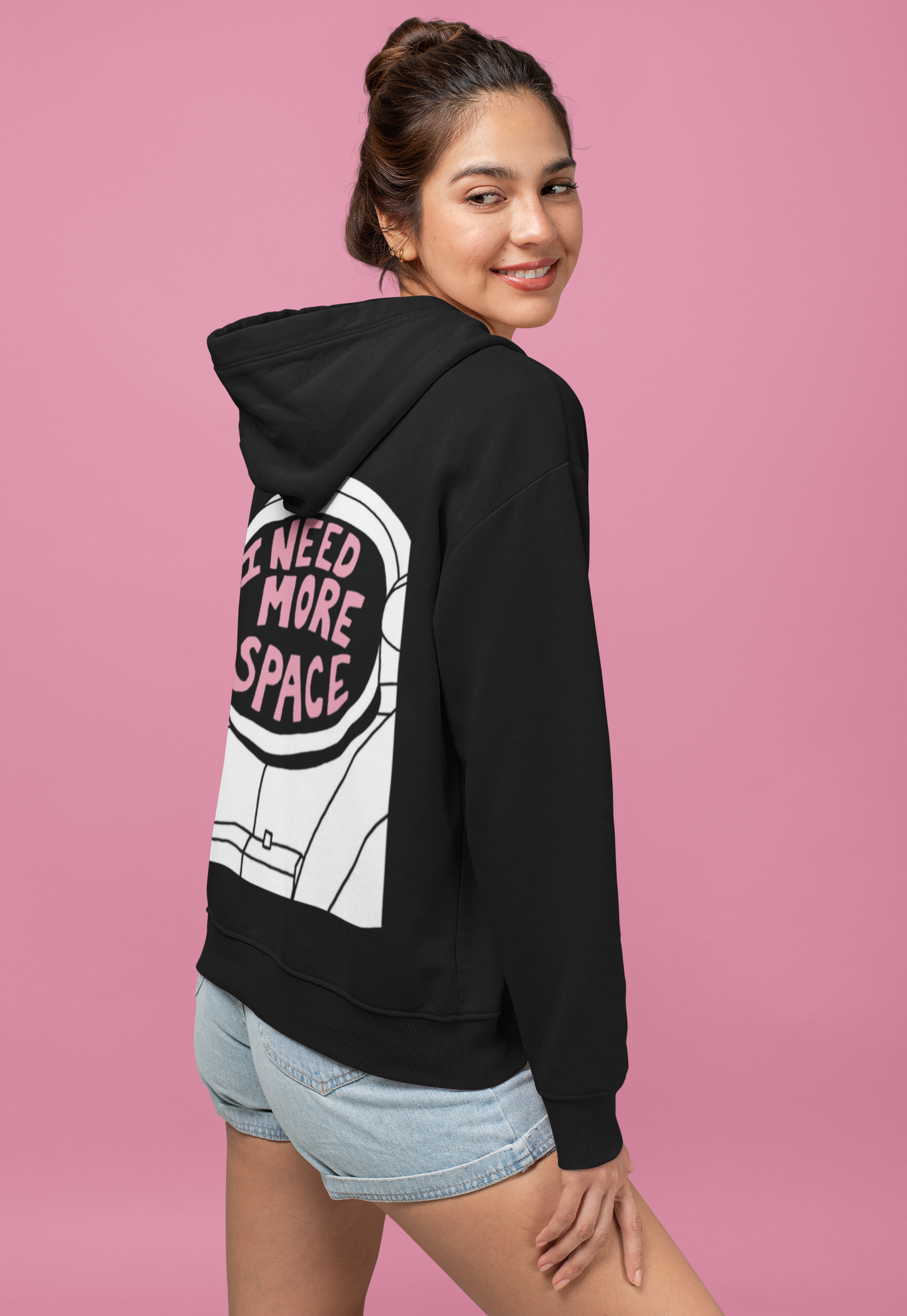 I NEED SPACE OVERSIZED HOODIE