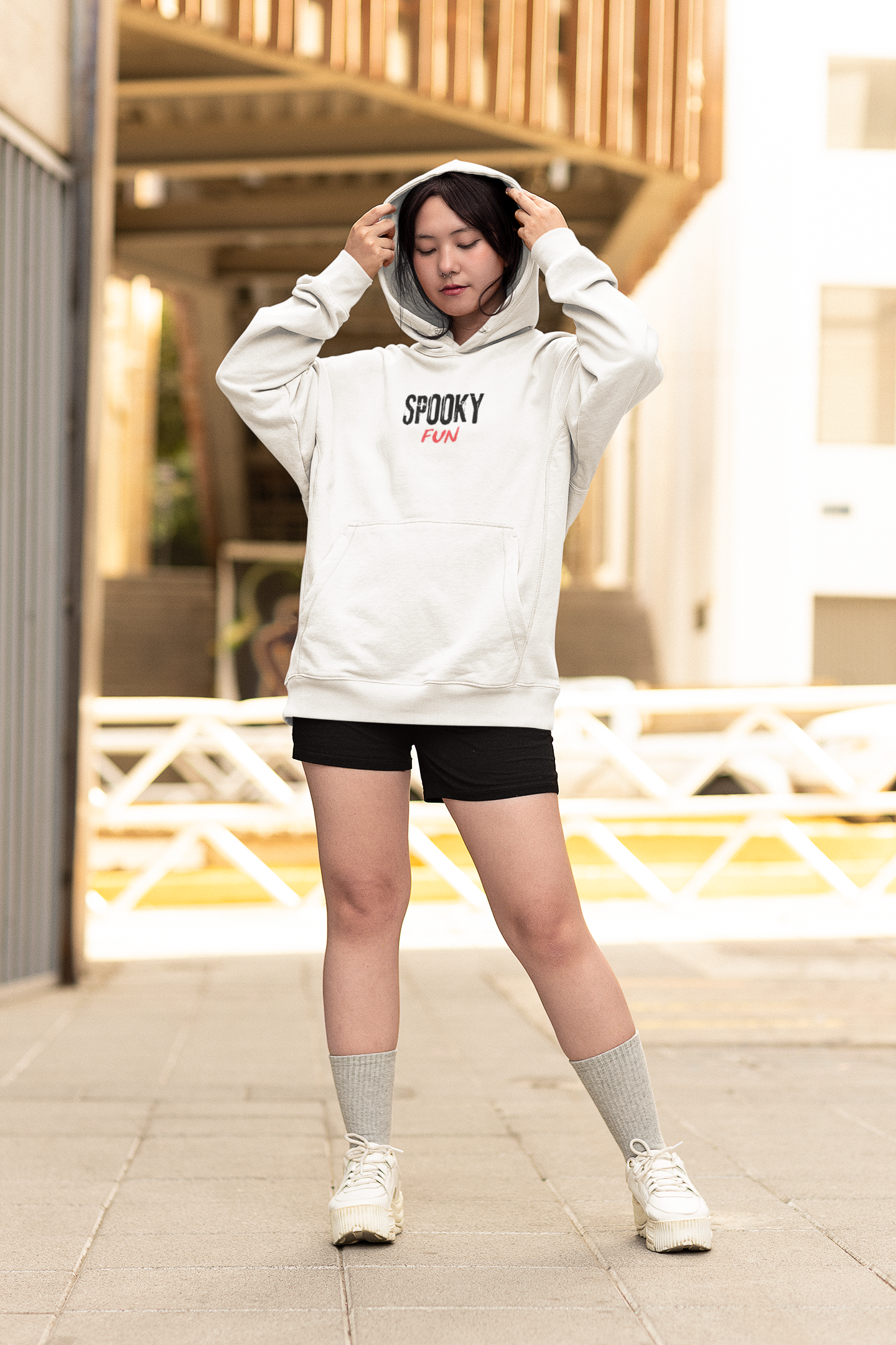 SPOOKY FUN OVERSIZED HOODIE
