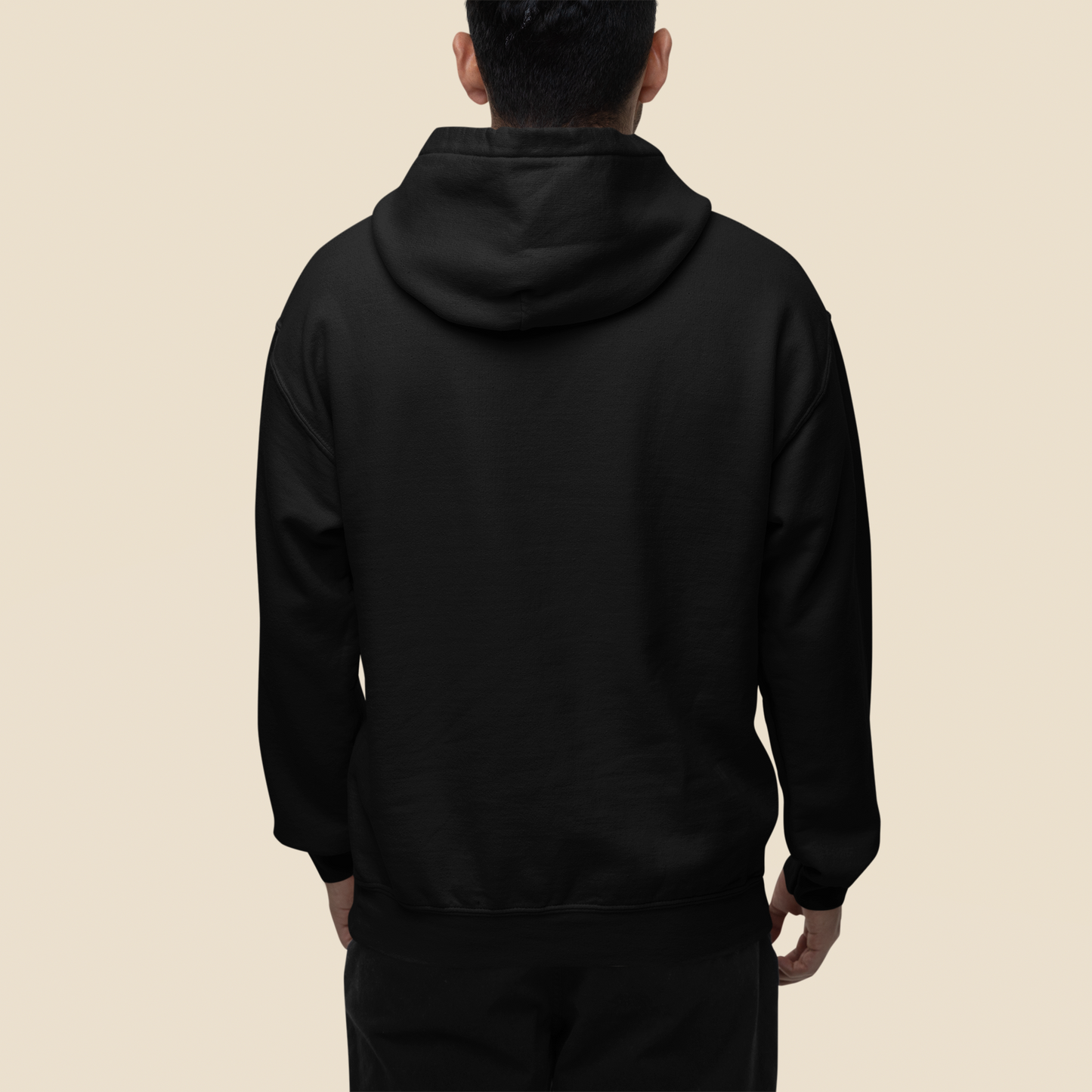 BLACK OVERSIZED HOODIE