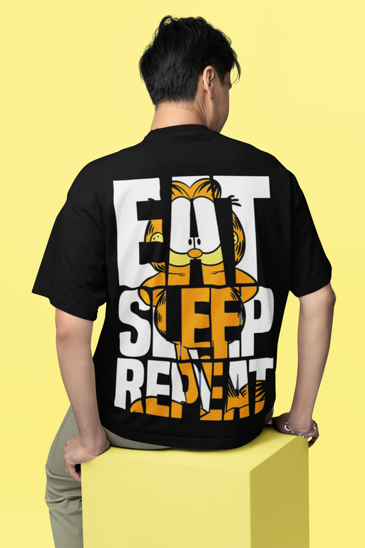 EAT, SLEEP, REPEAT OVERSIZED T-SHIRT