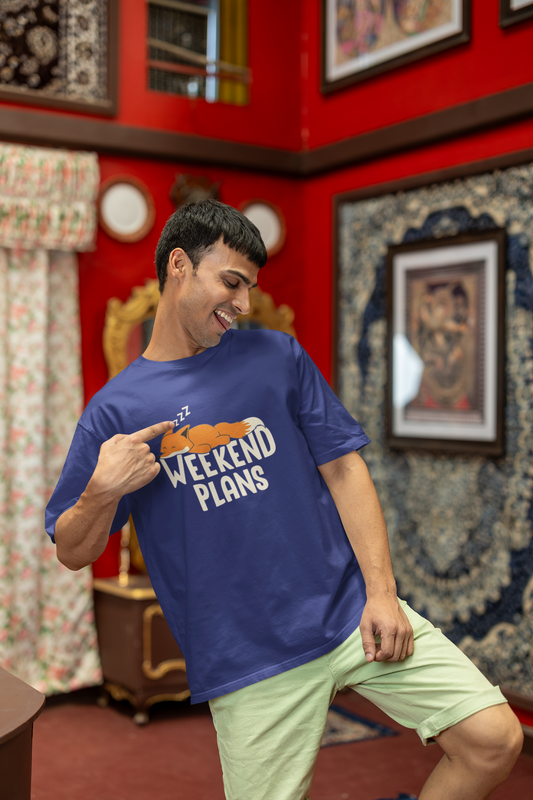 WEEKEND PLANS OVERSIZED T-SHIRT