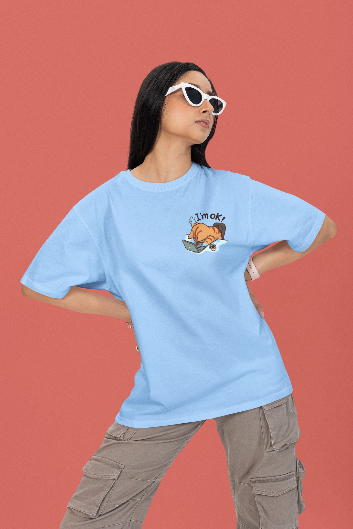 I'M OK OVERSIZED T-SHIRT