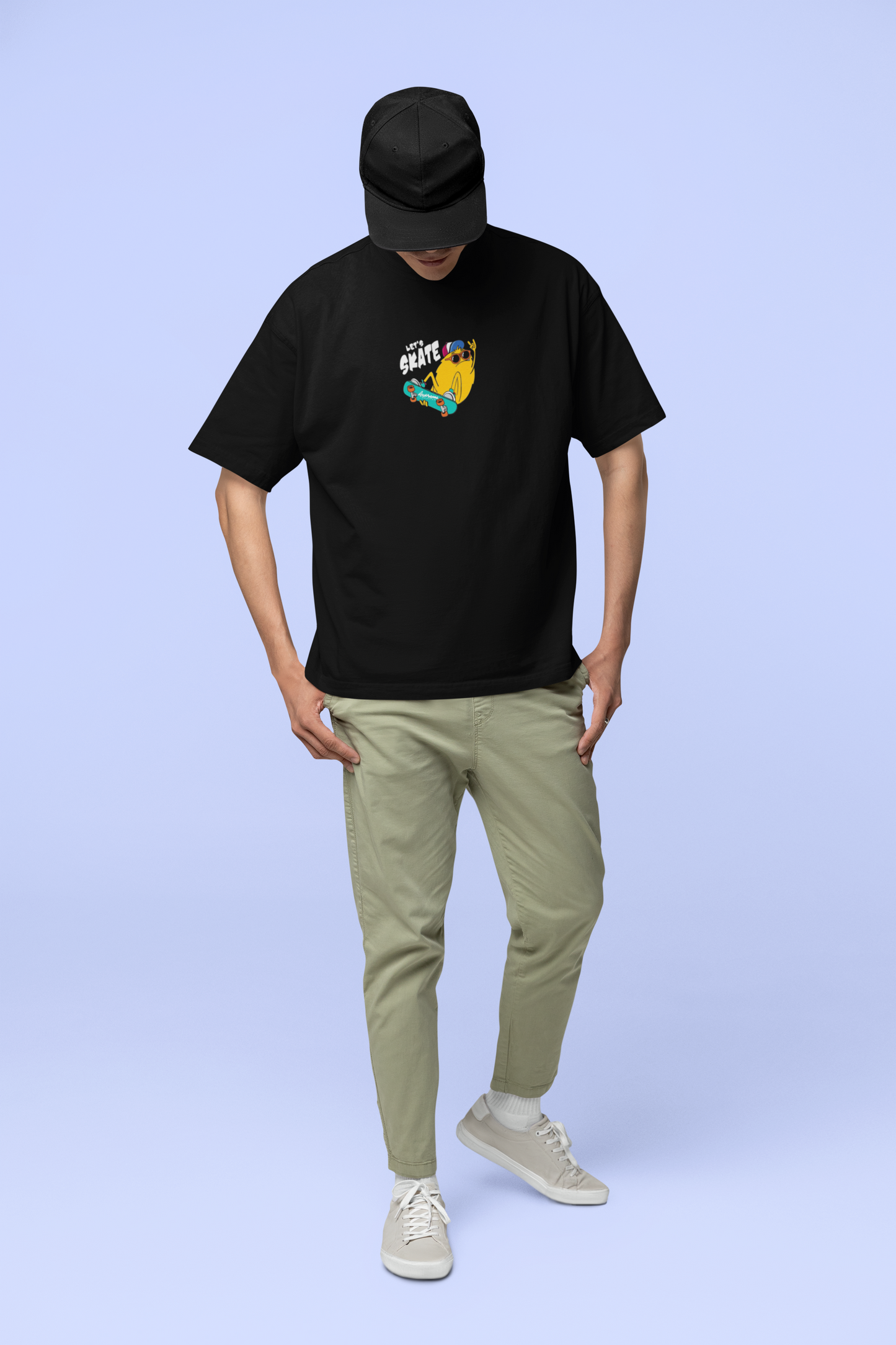 LET'S SKATE OVERSIZED T-SHIRT