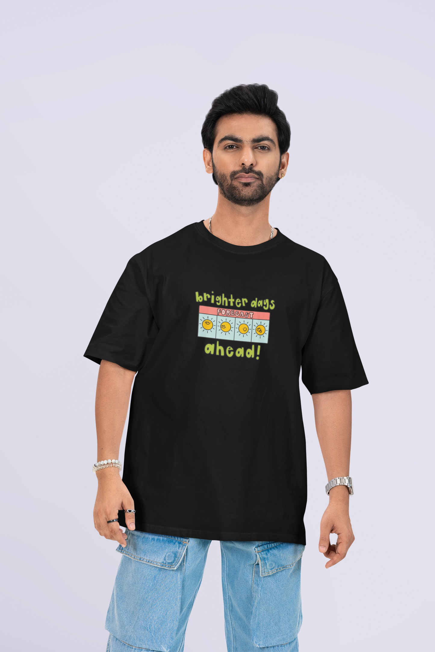 BRIGHTER DAYS AHEAD OVERSIZED T-SHIRT