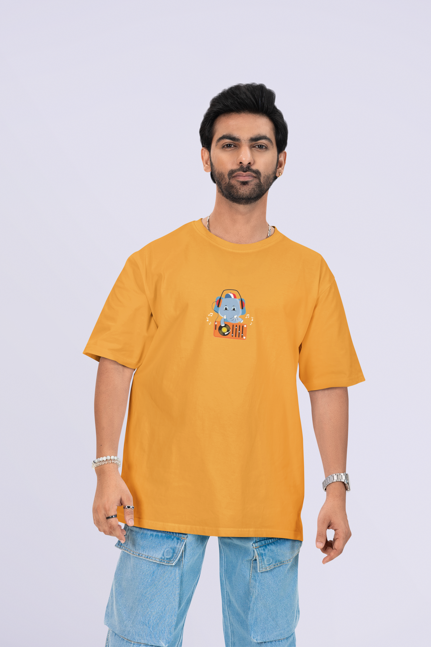 DJ PARTY MUSIC OVERSIZED T-SHIRT