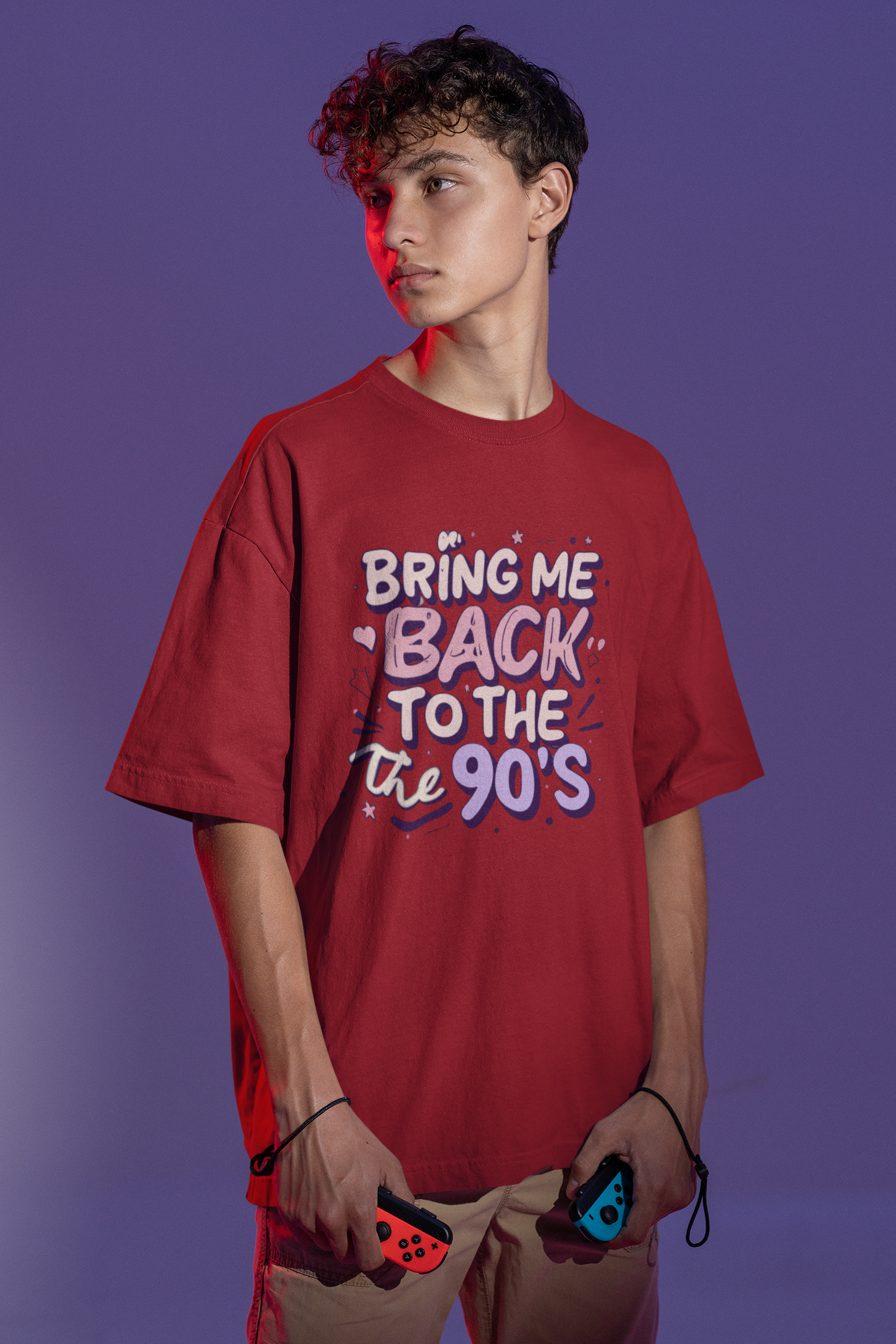 BRING ME BACK TO 90'S OVERSIZED T-SHIRT