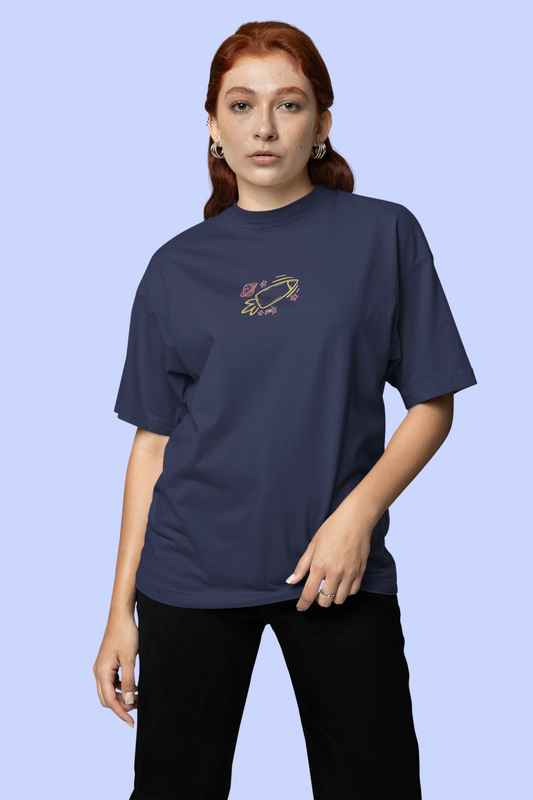 RIDE TO SPACE OVERSIZED T-SHIRT