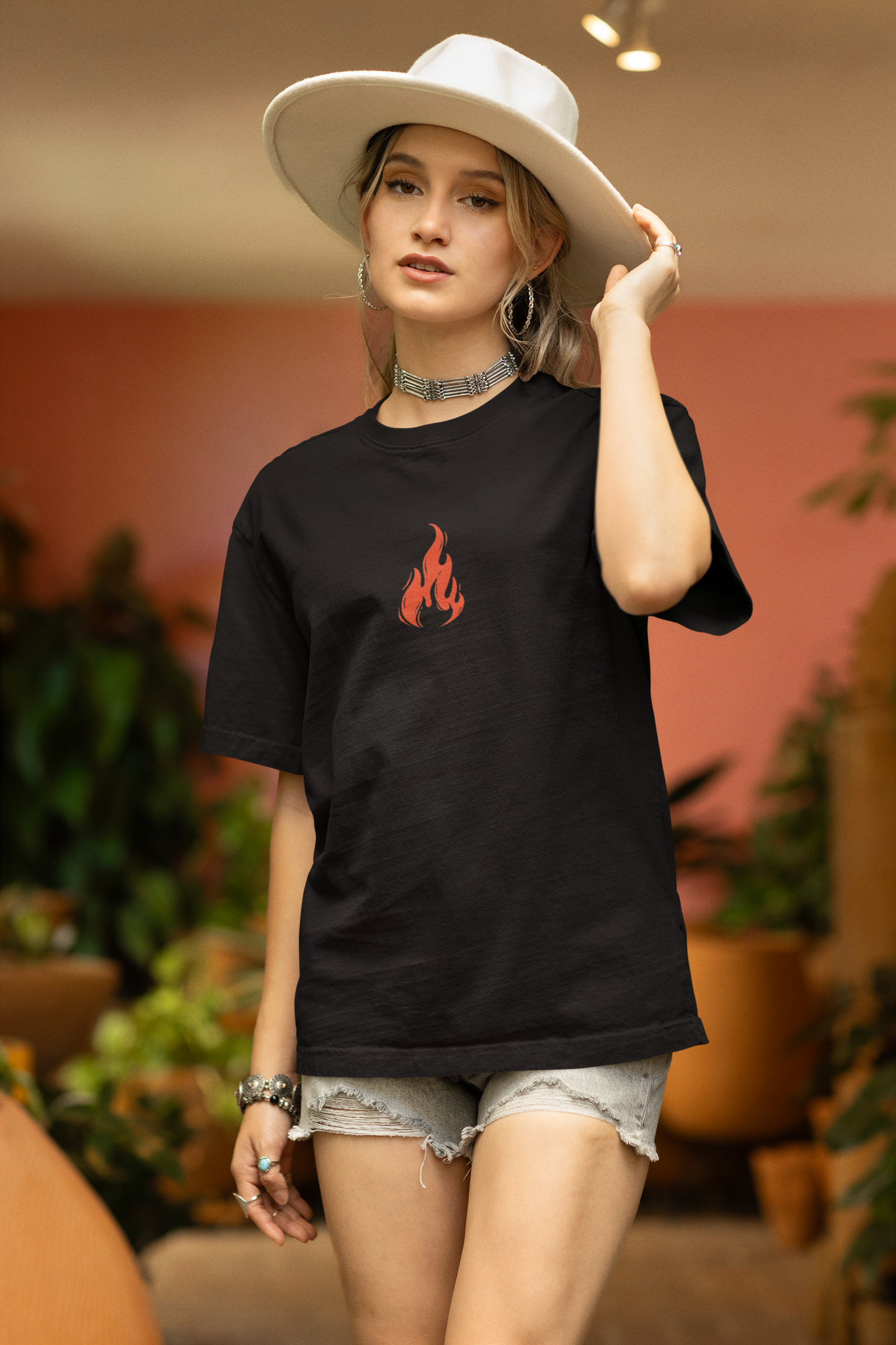 FIERY SOUL OVERSIZED T-SHIRT