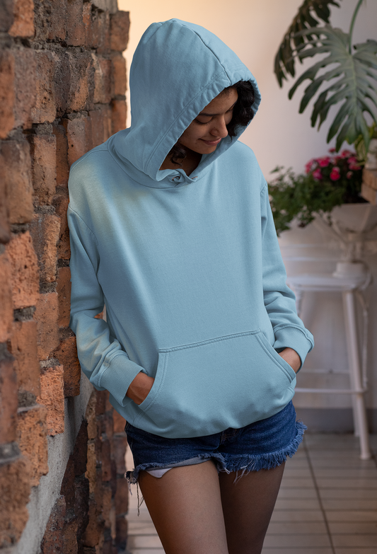 BLUE HOODIE OVERSIZED HOODIE