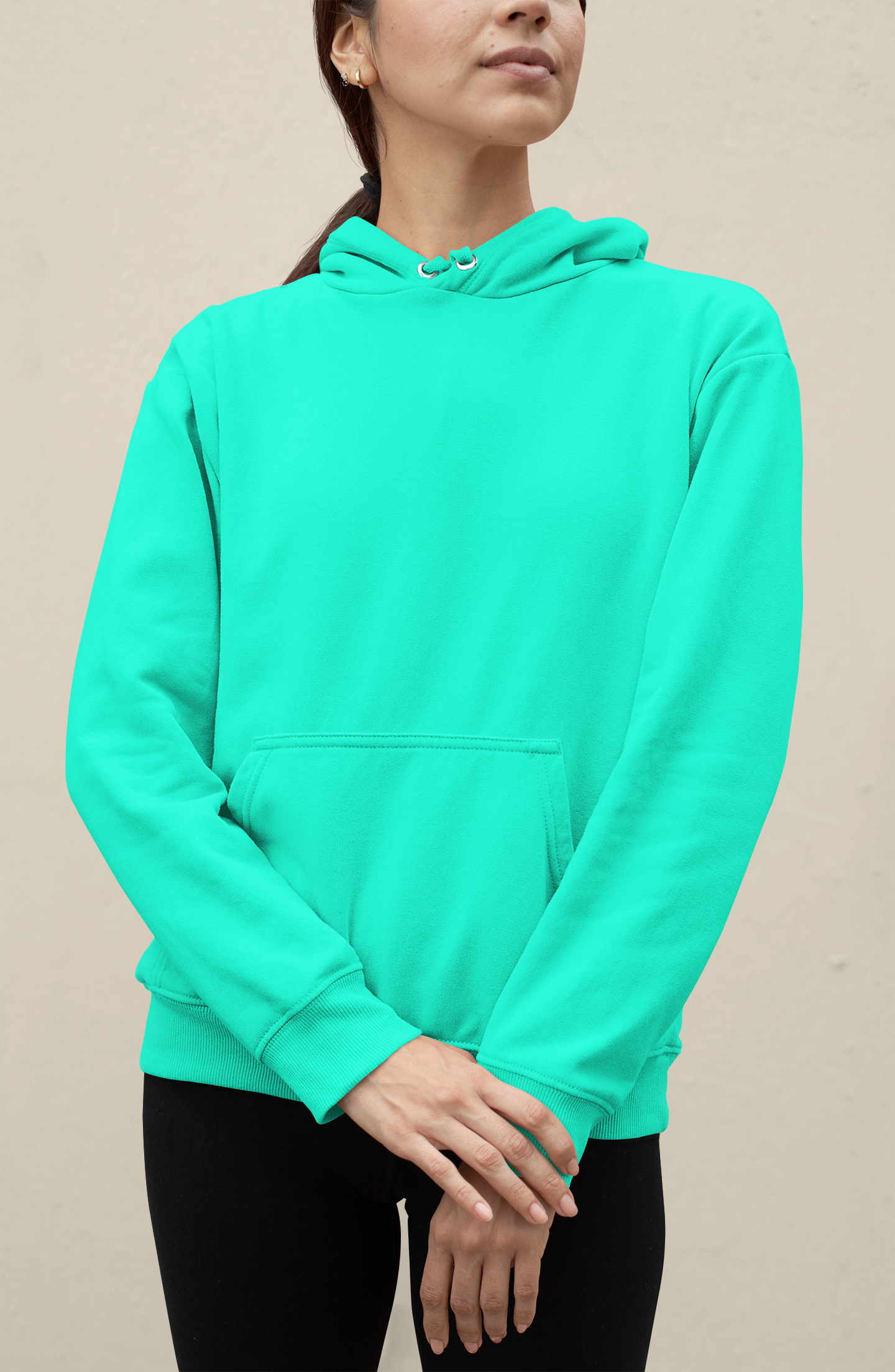 AQUAMARINE OVERSIZED HOODIE