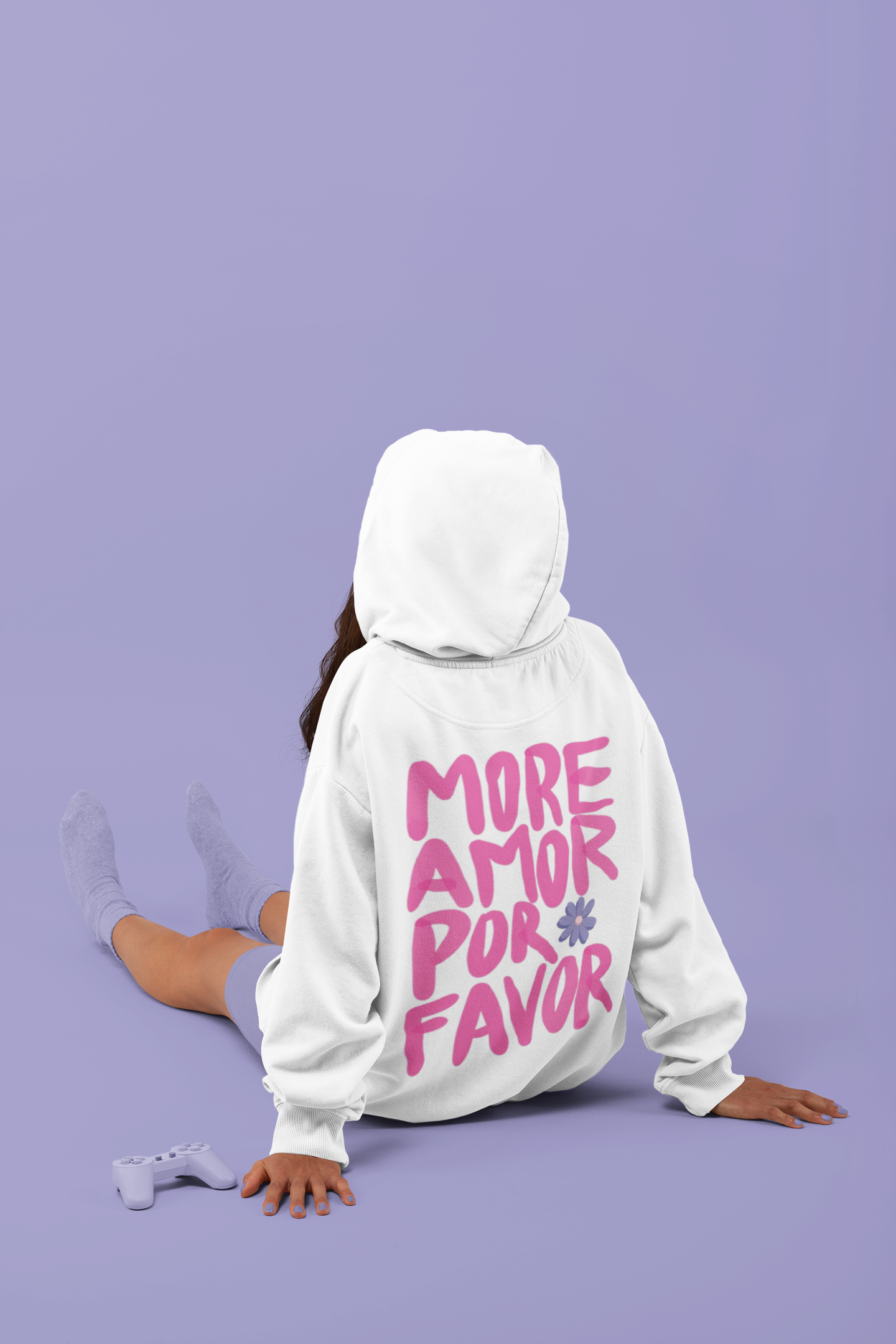 MORE AMOR POR FAVOR OVERSIZED HOODIE