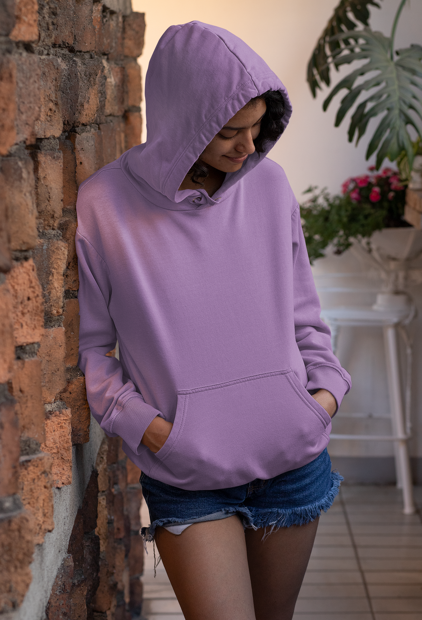 LAVENDER OVERSIZED HOODIE