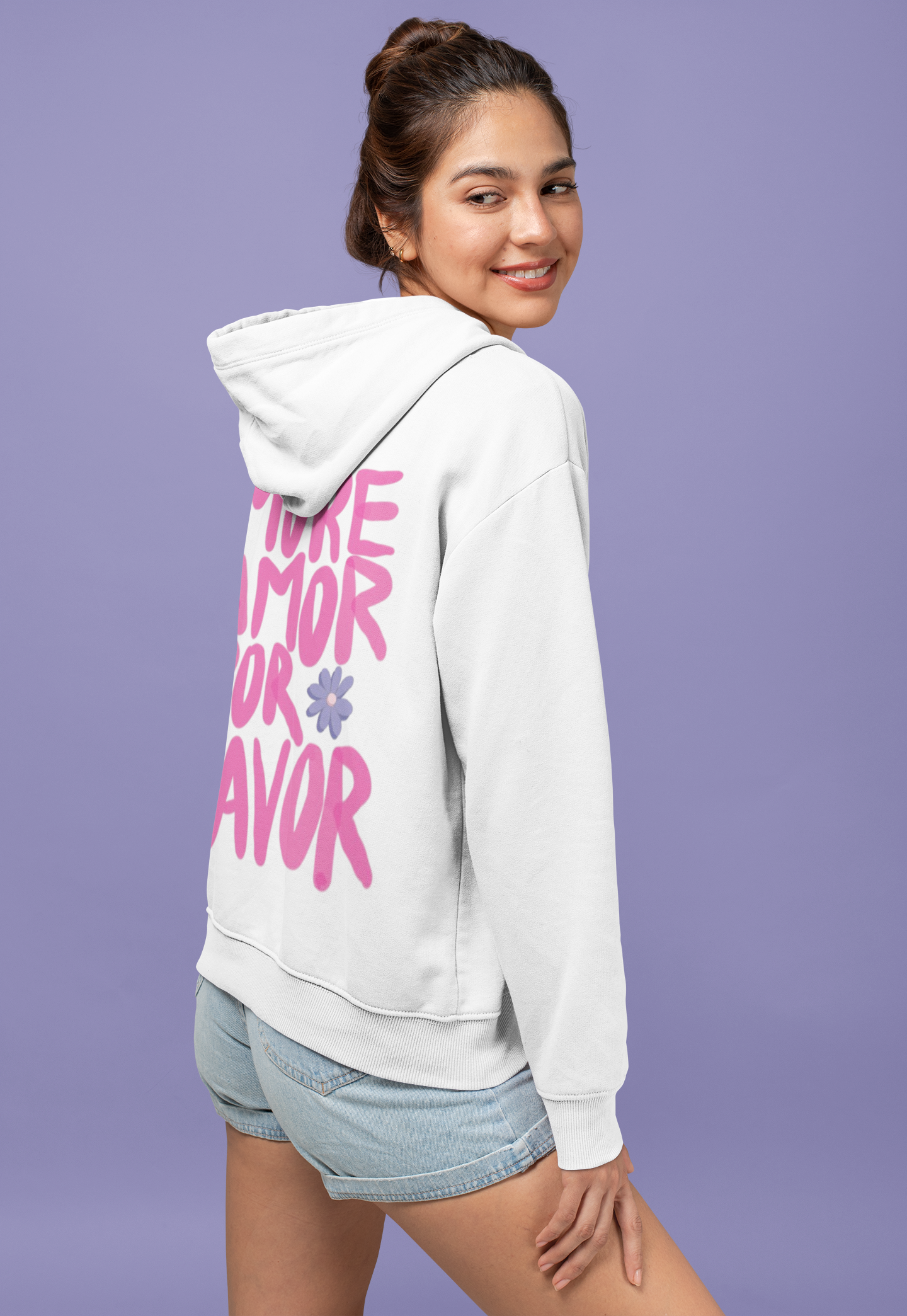 MORE AMOR POR FAVOR OVERSIZED HOODIE