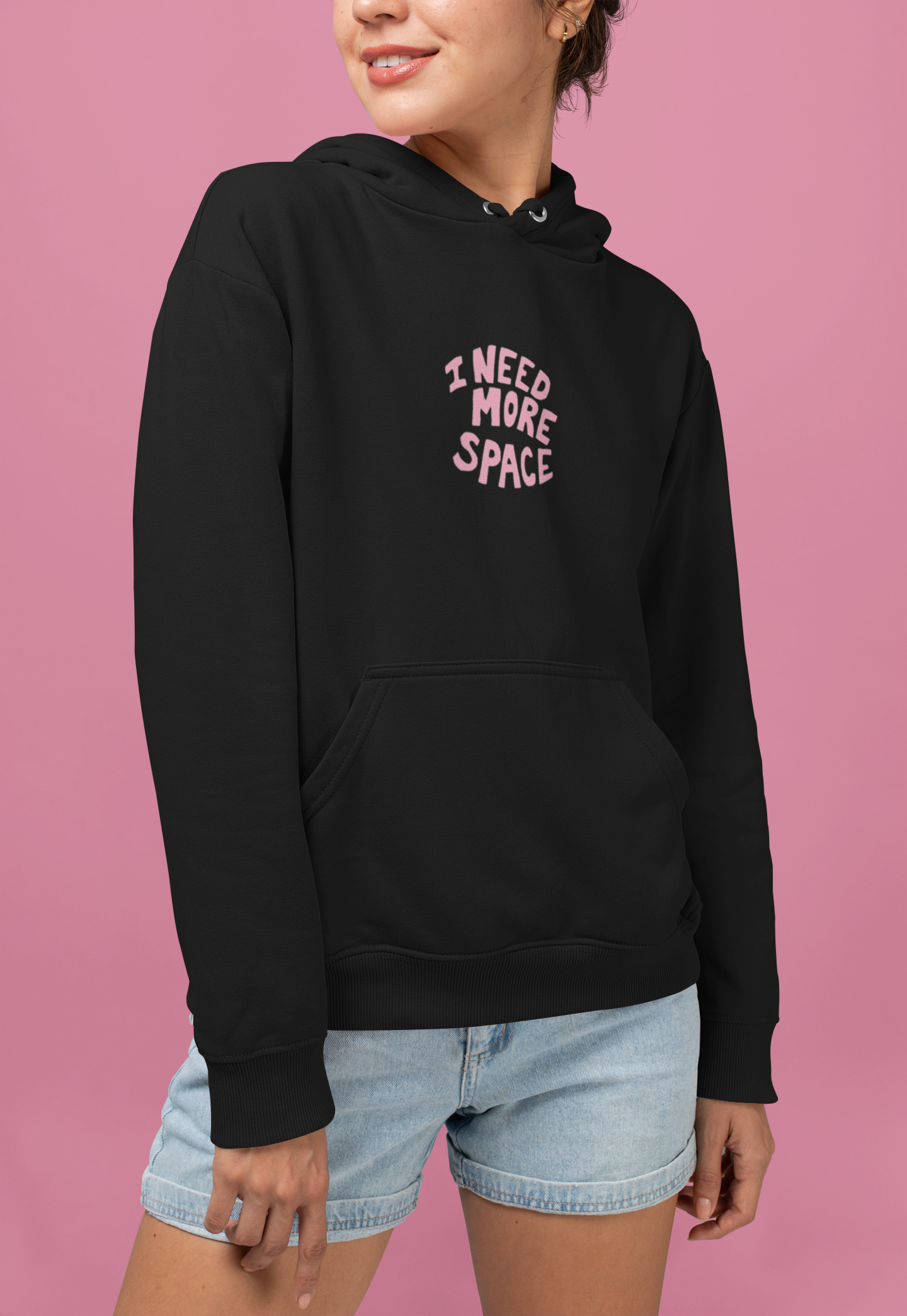 I NEED SPACE OVERSIZED HOODIE