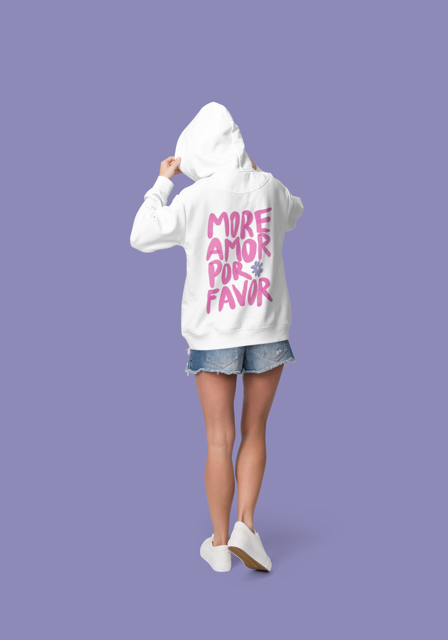 MORE AMOR POR FAVOR OVERSIZED HOODIE