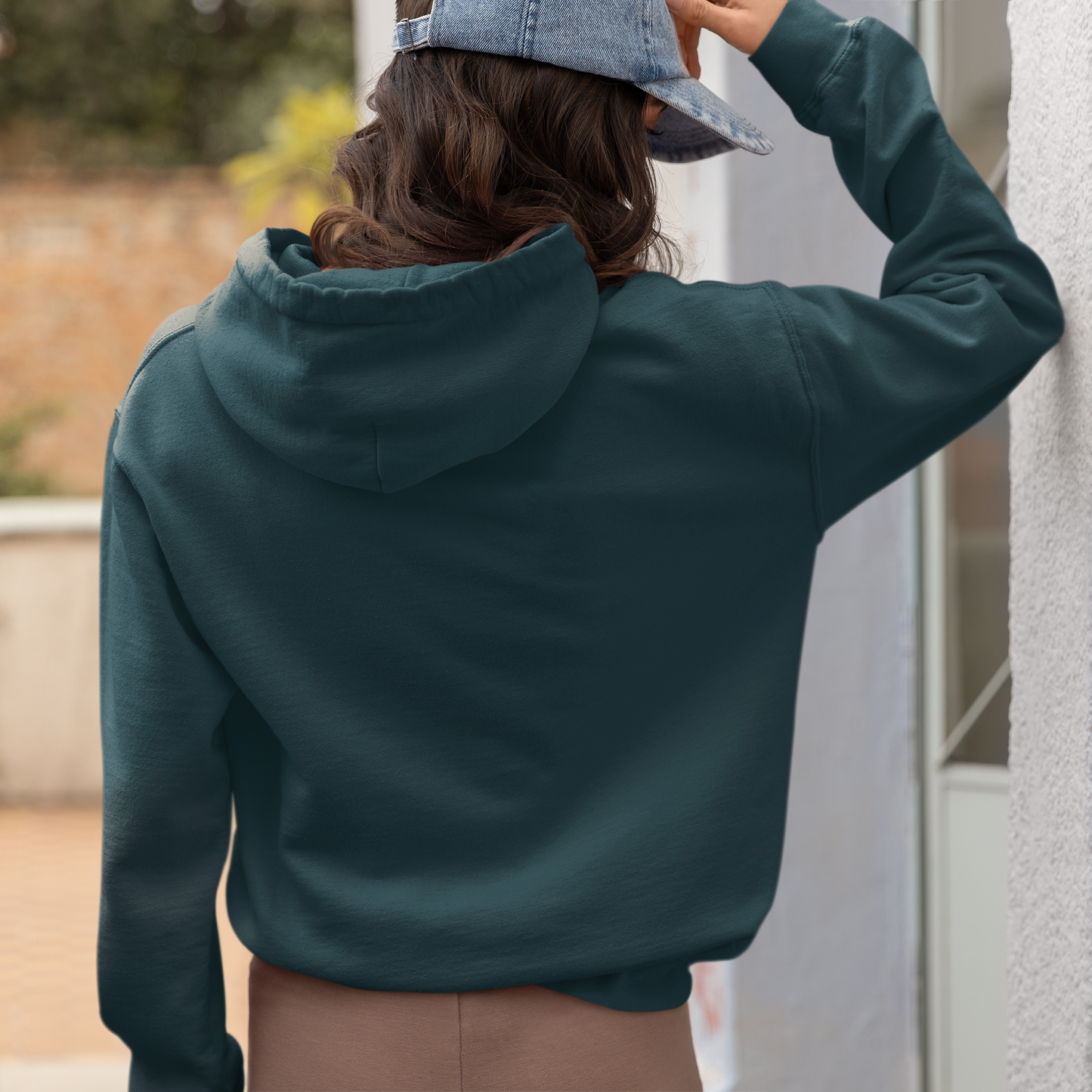 DARK GREEN OVERSIZED HOODIE
