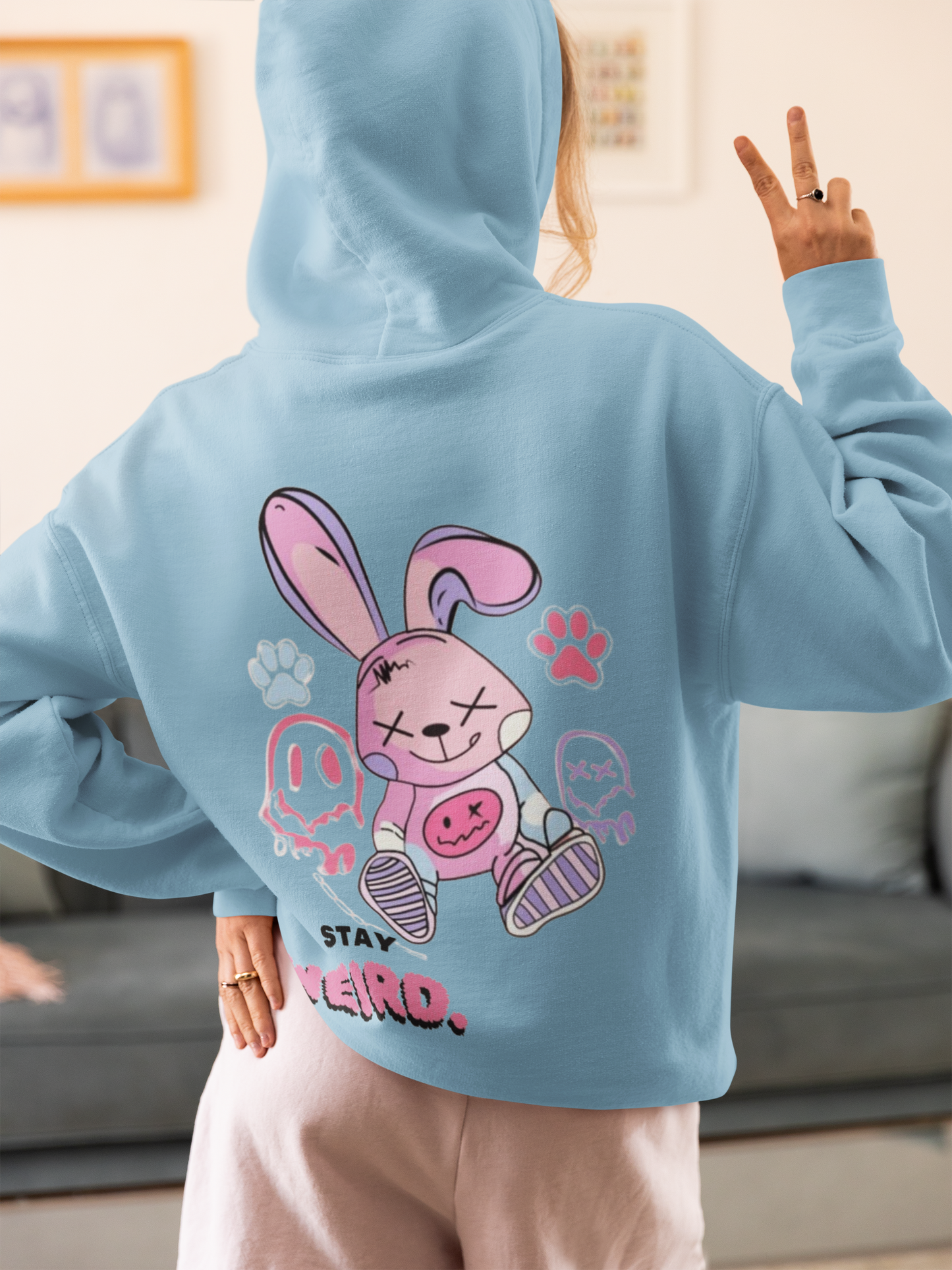 STAY WEIRD OVERSIZED HOODIE