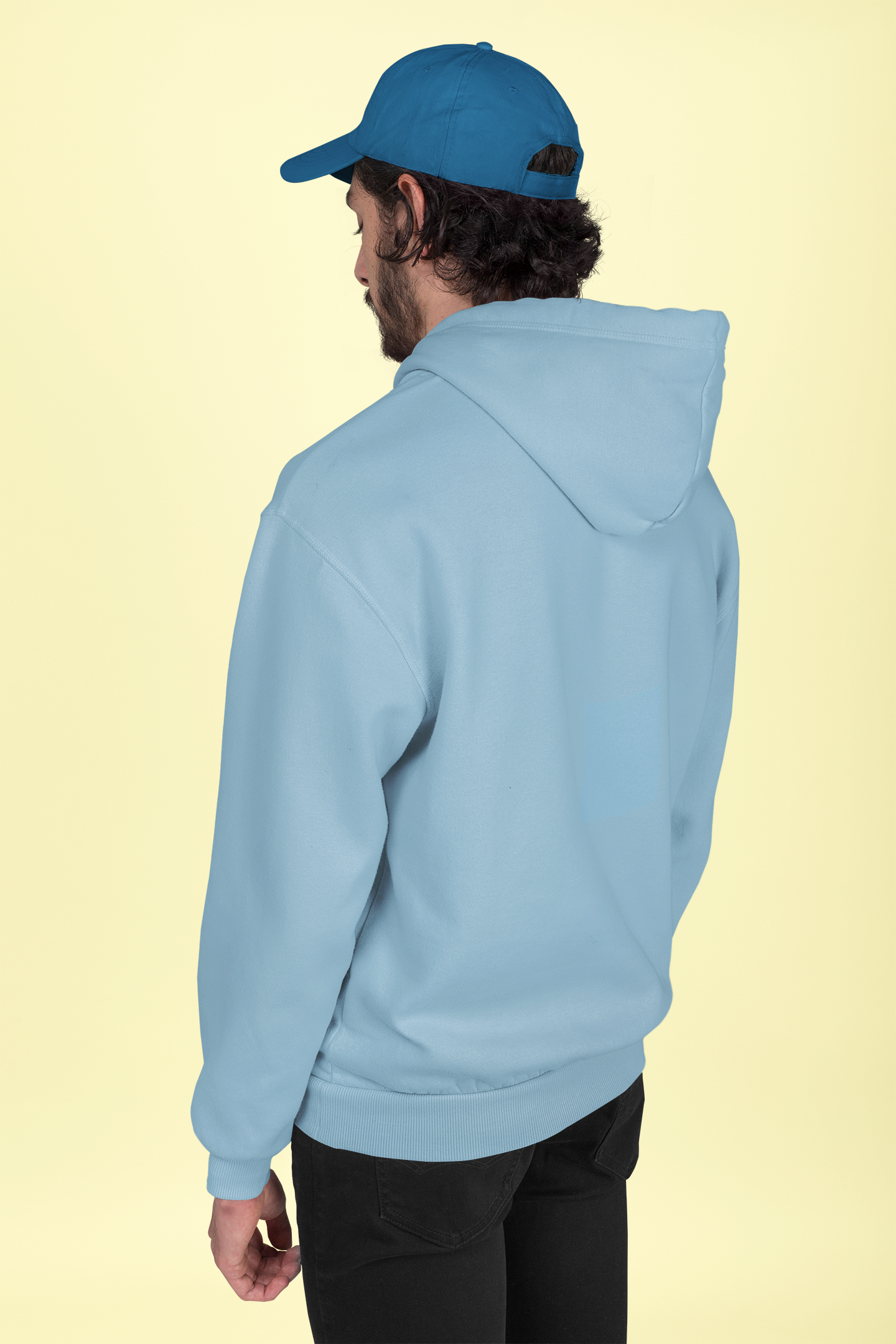 BLUE OVERSIZED HOODIE