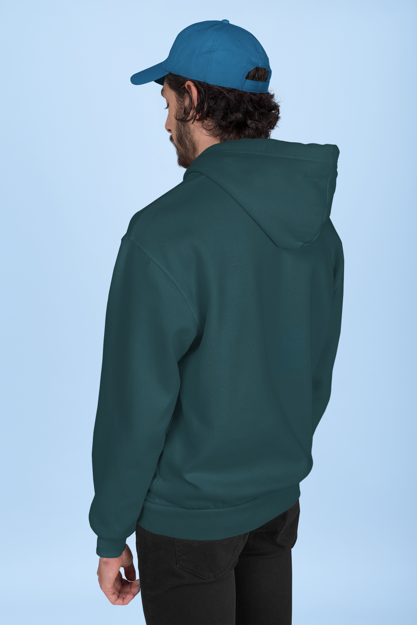 DARK GREEN OVERSIZED HOODIE