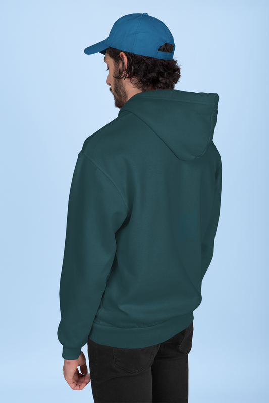 DARK GREEN OVERSIZED HOODIE