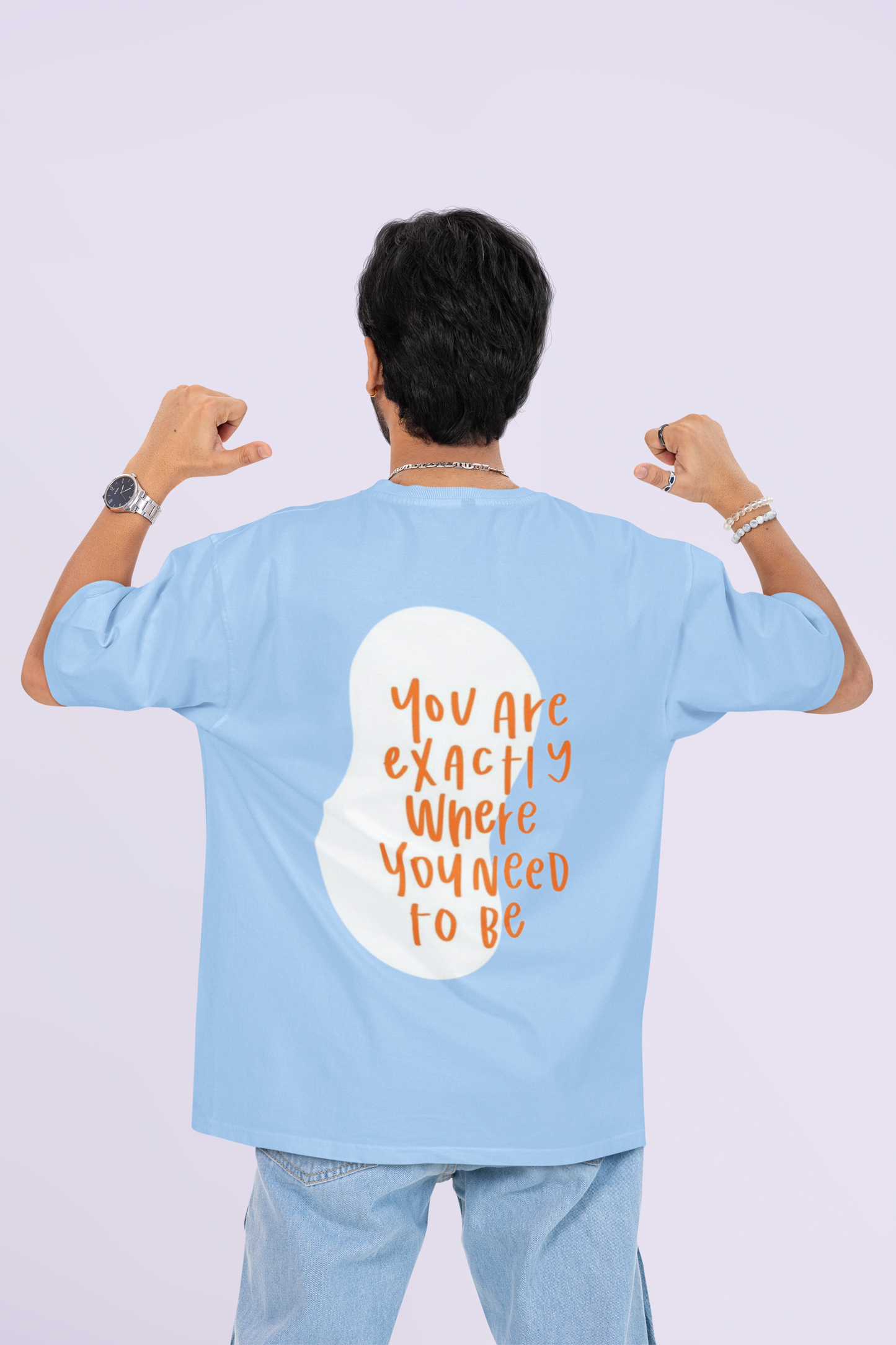 WHERE YOU NEED TO BE OVERSIZED T-SHIRT