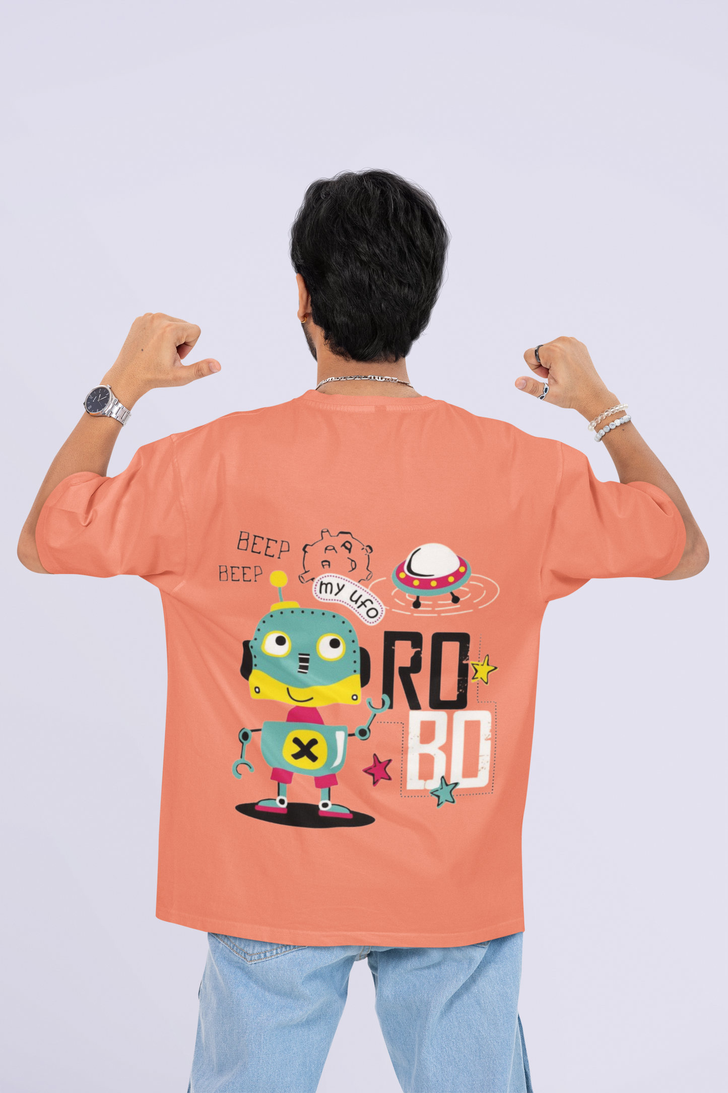 UFO & ROBO OVERSIZED T-SHIRT