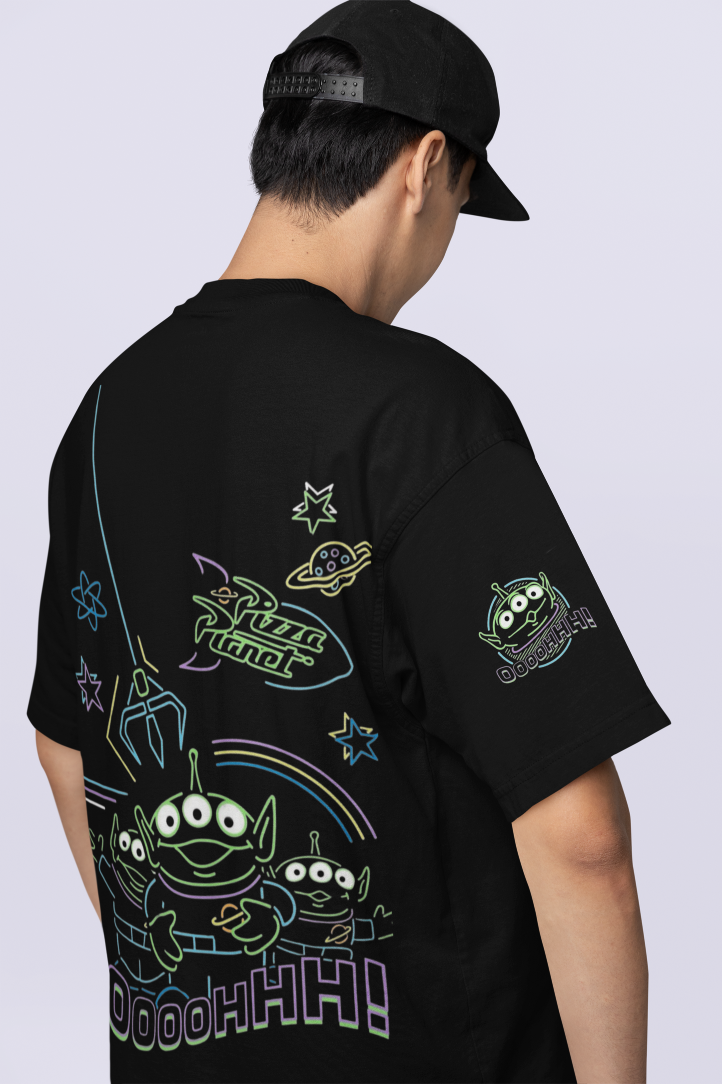 PIZZA PLANET OVERSIZED T-SHIRT