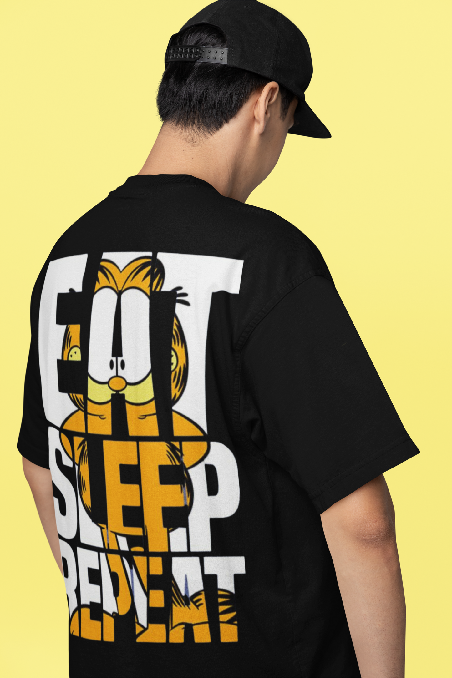 EAT, SLEEP, REPEAT OVERSIZED T-SHIRT