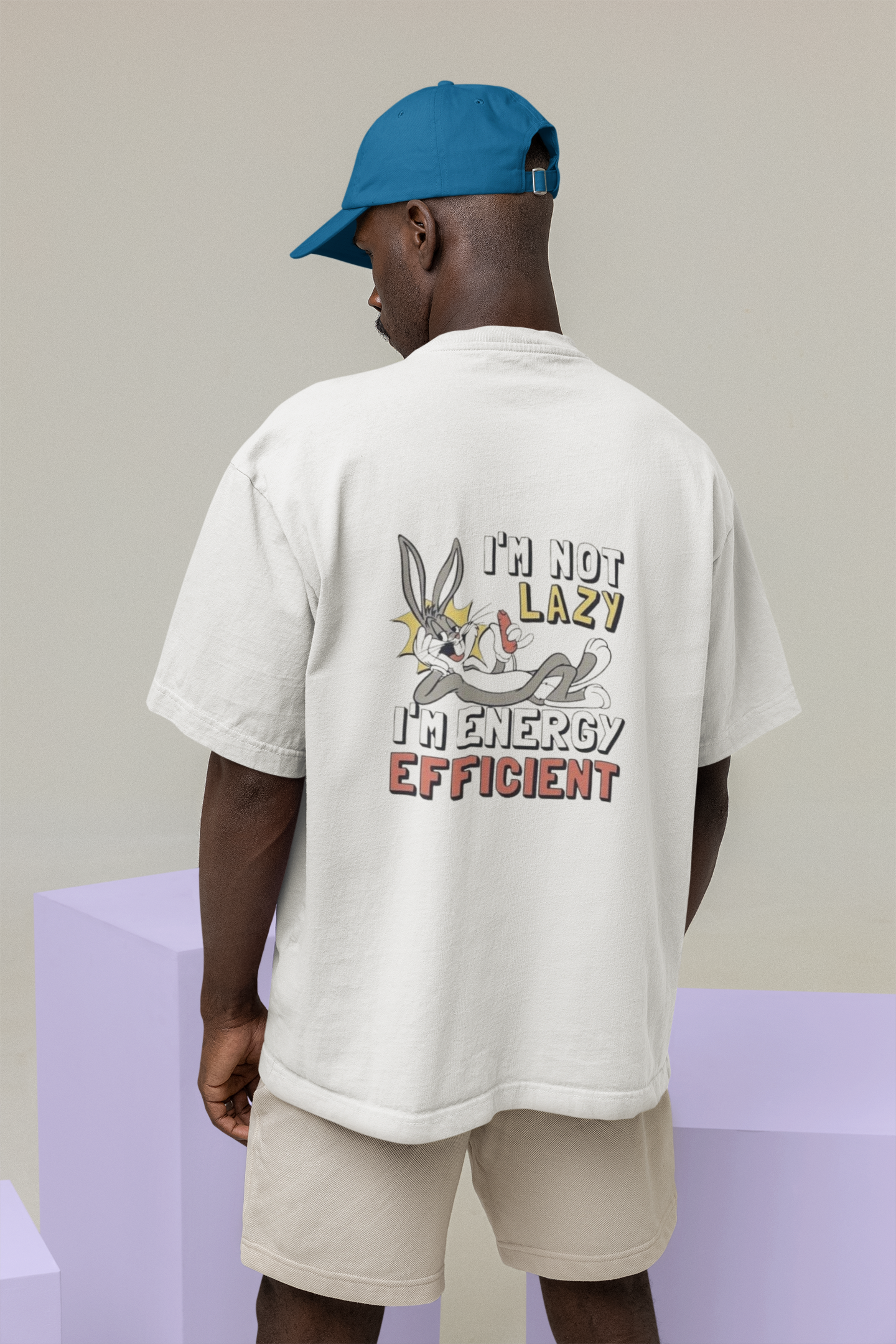 I'M ENERGY EFFICIENT OVERSIZED T-SHIRT