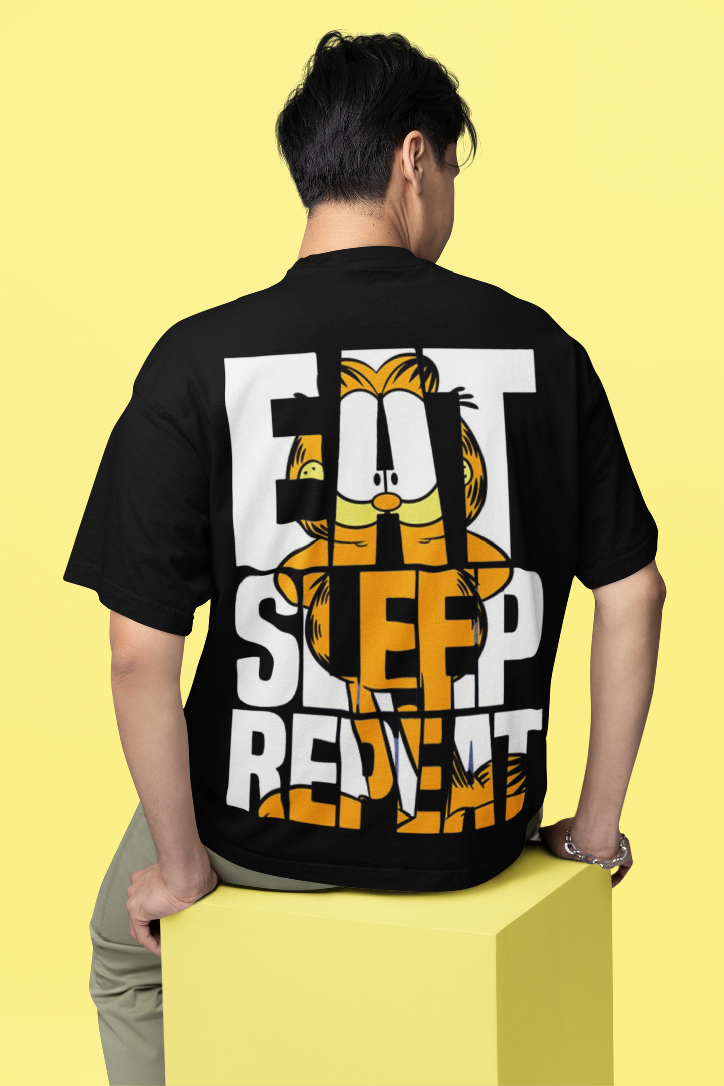 EAT, SLEEP, REPEAT OVERSIZED T-SHIRT