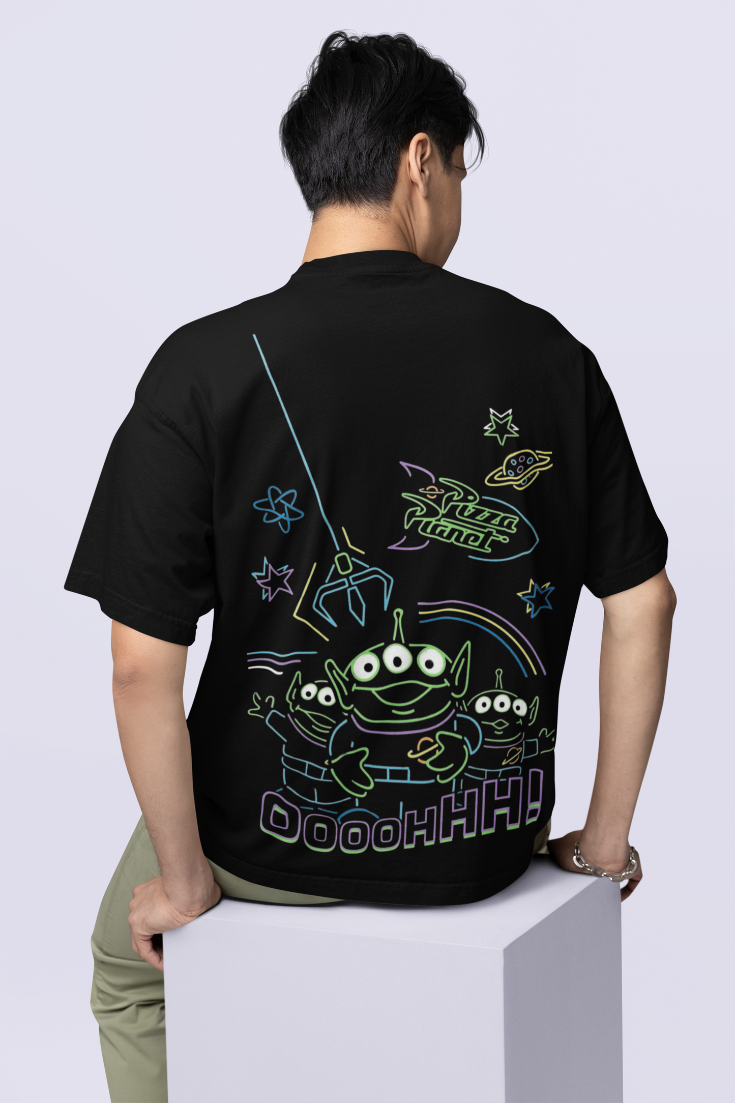 PIZZA PLANET OVERSIZED T-SHIRT