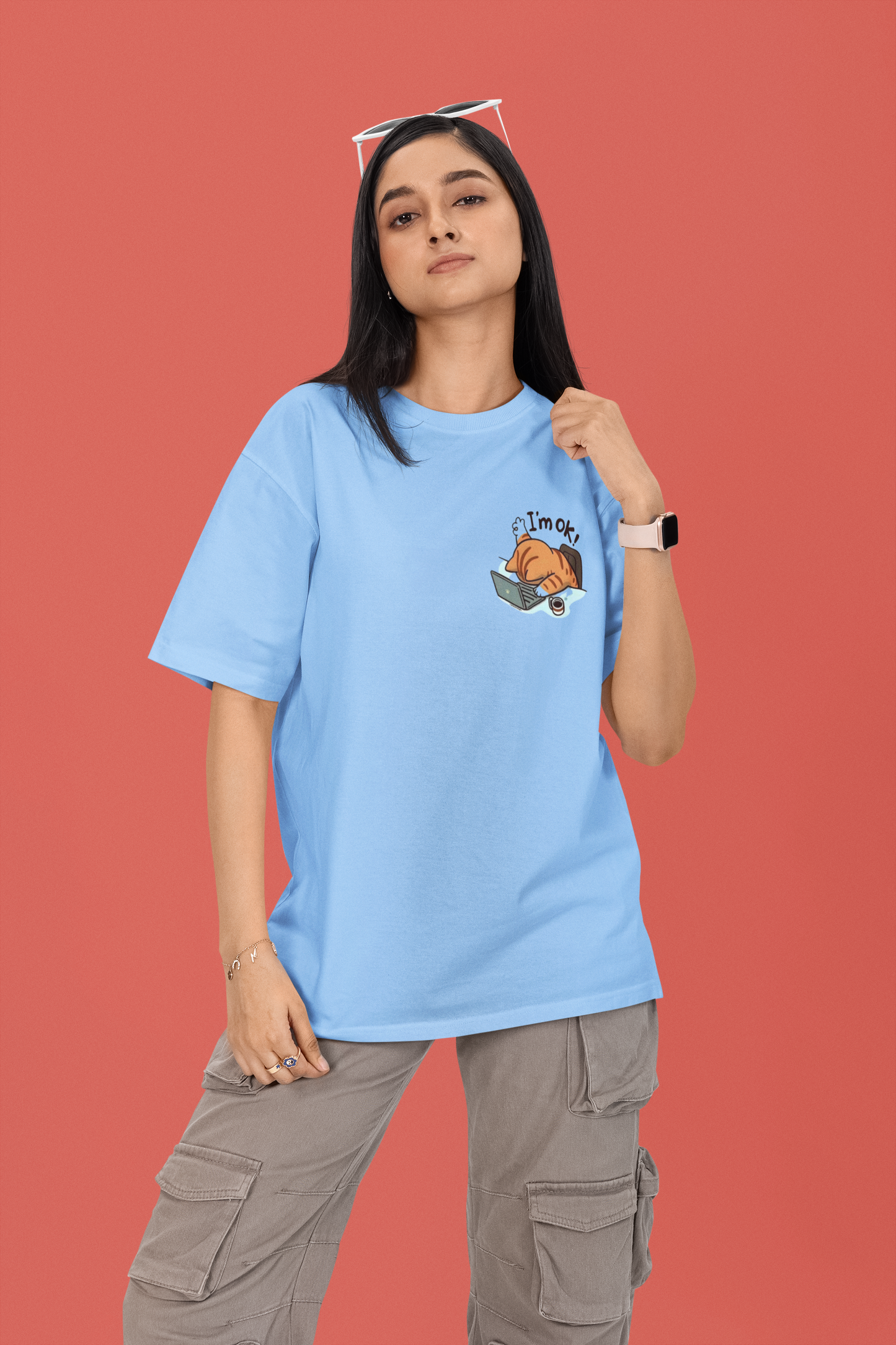 I'M OK OVERSIZED T-SHIRT