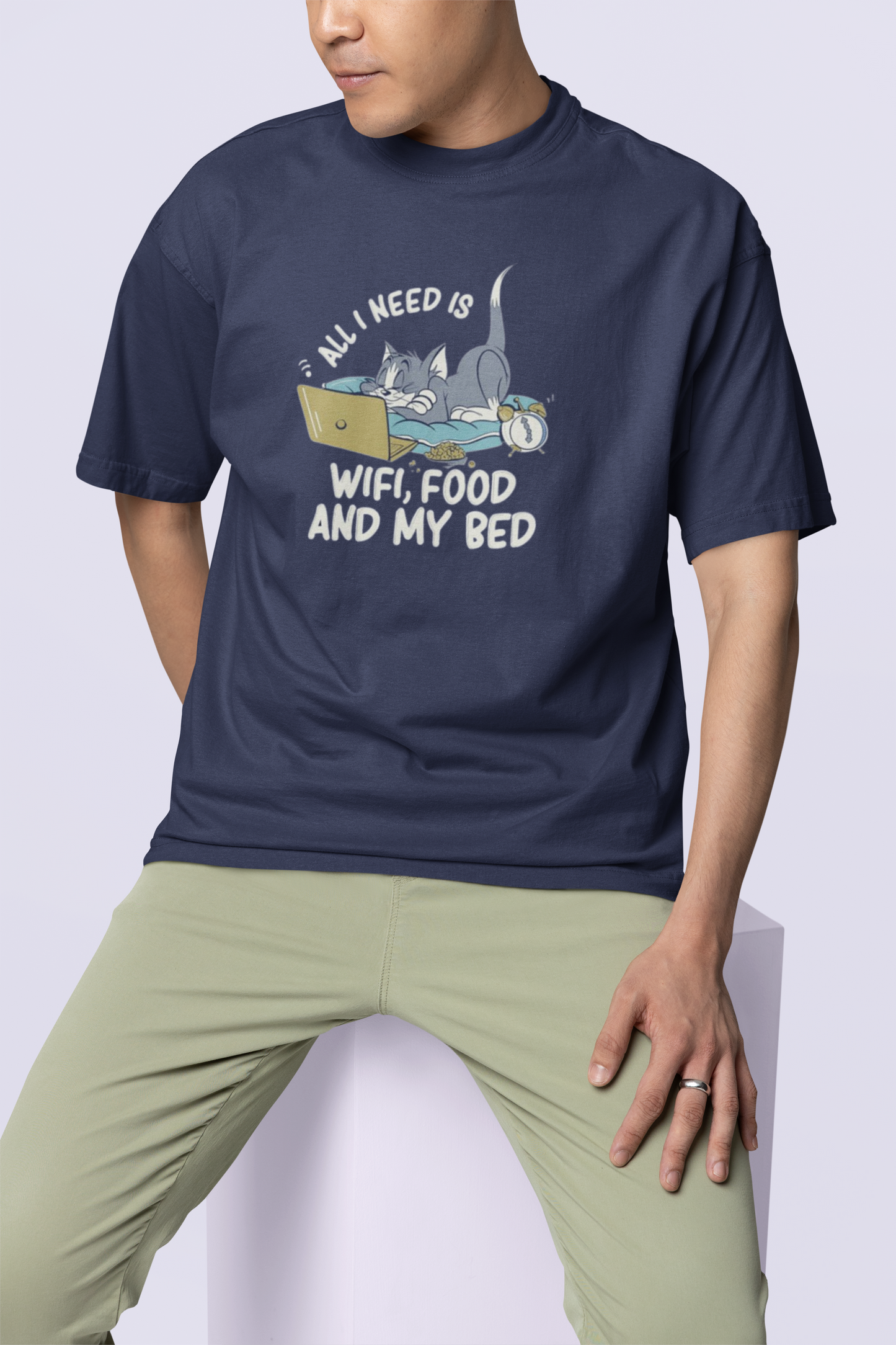 ALL I NEED OVERSIZED T-SHIRT