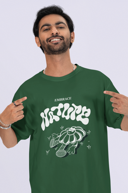 EMBRACE NATURE OVERSIZED T-SHIRT