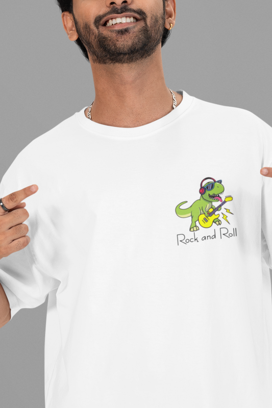 ROCK AND ROLL OVERSIZED T-SHIRT