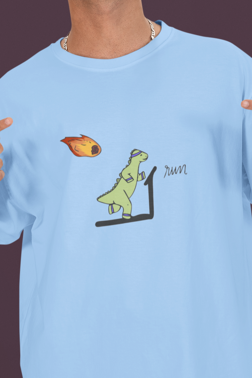 DINO RUN OVERSIZED T-SHIRT