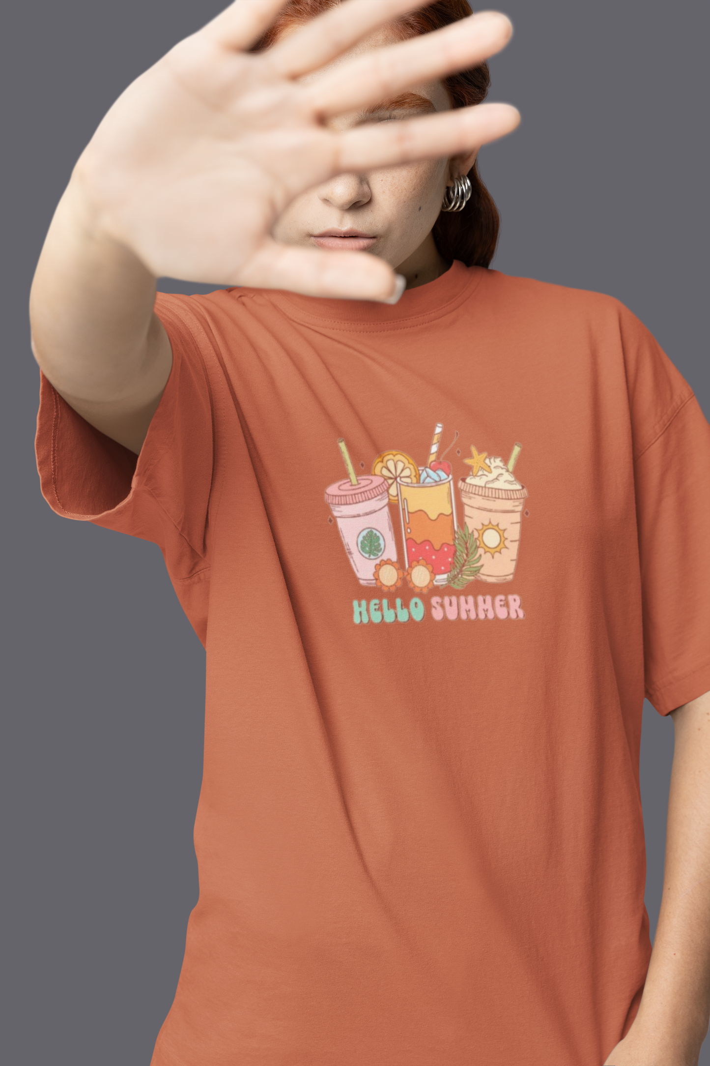 HELLO SUMMER OVERSIZED T-SHIRT