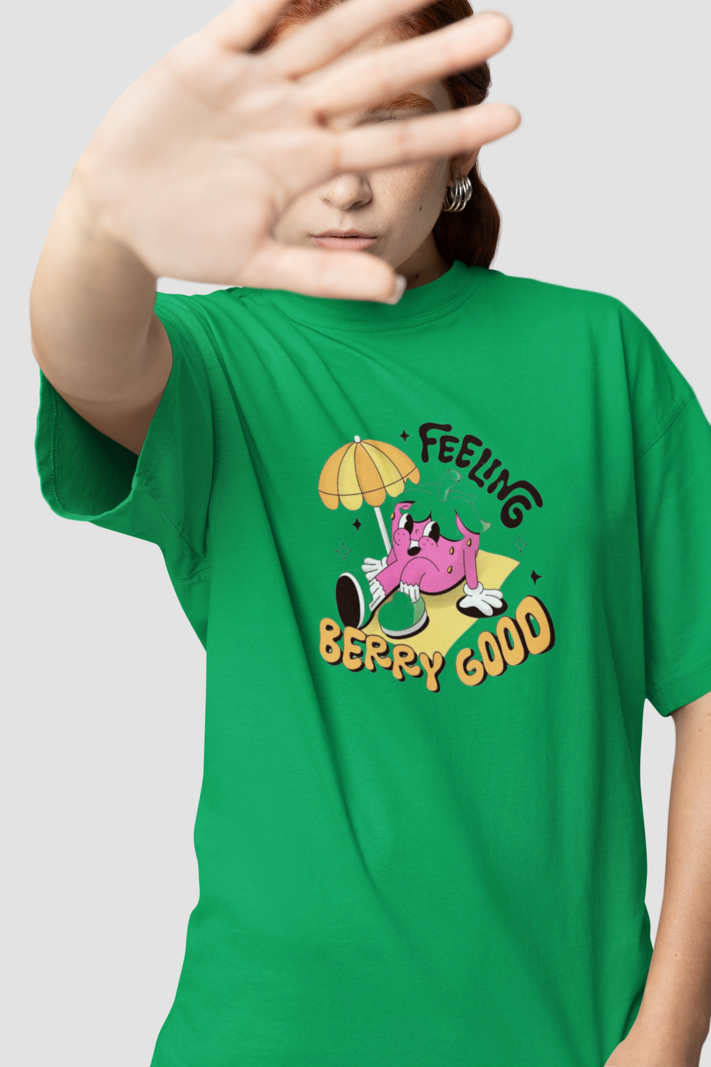 FEELING BERRY GOOD OVERSIZED T-SHIRT