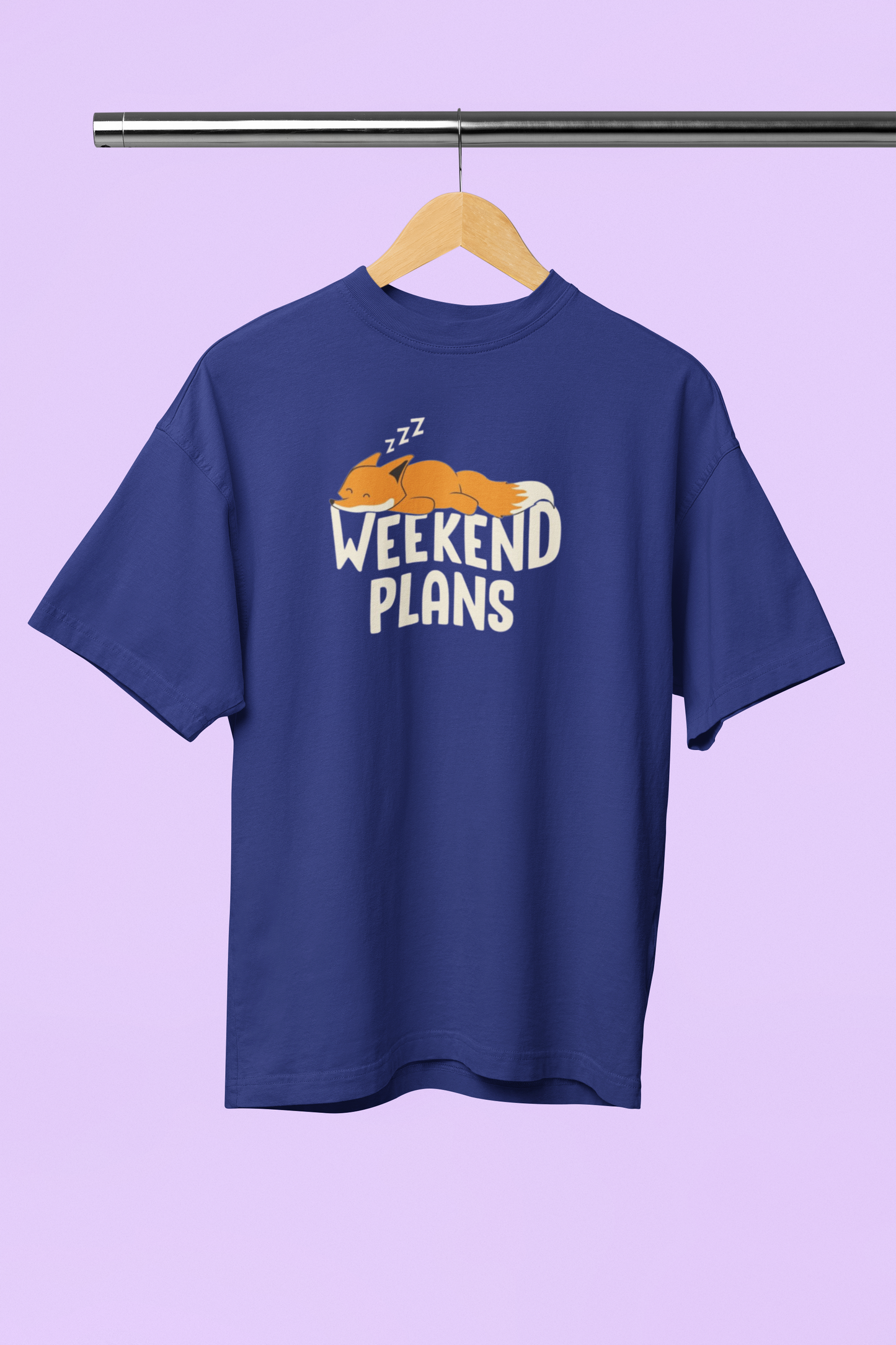WEEKEND PLANS OVERSIZED T-SHIRT