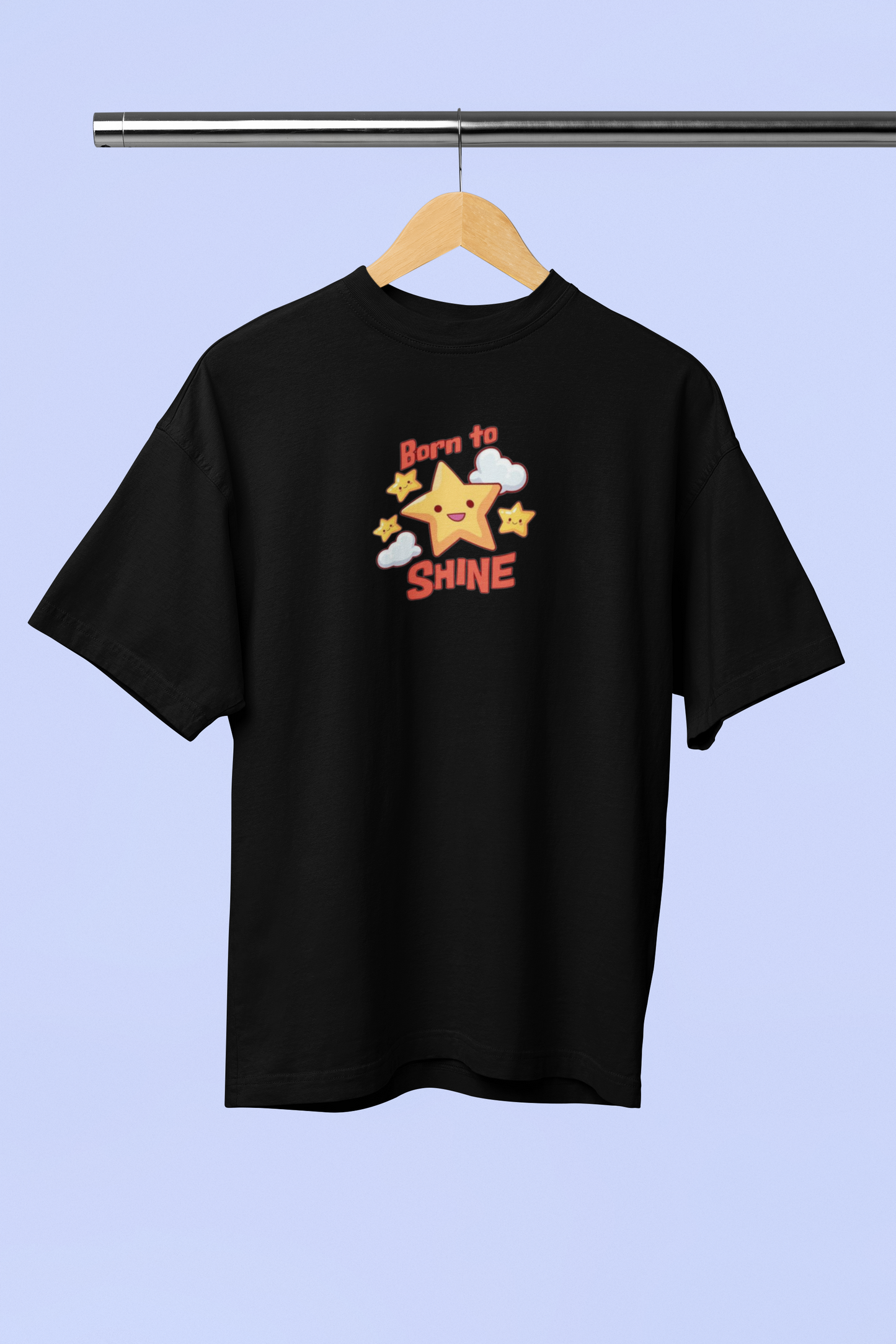 BORN TO SHINE OVERSIZED T-SHIRT
