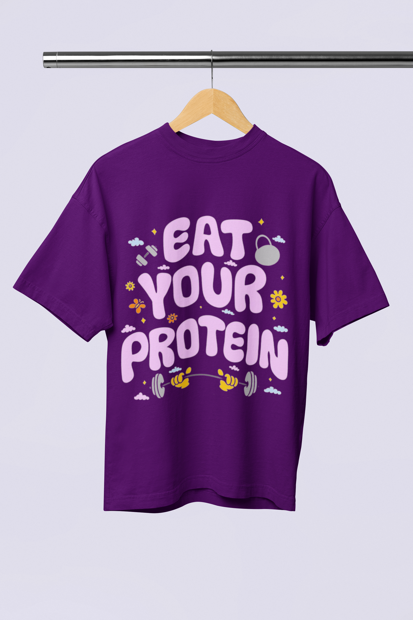 EAT YOUR PROTEIN OVERSIZED T-SHIRT