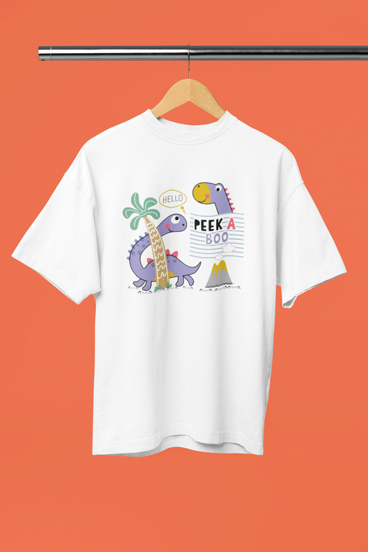 PEEK A BOO OVERSIZED T-SHIRT