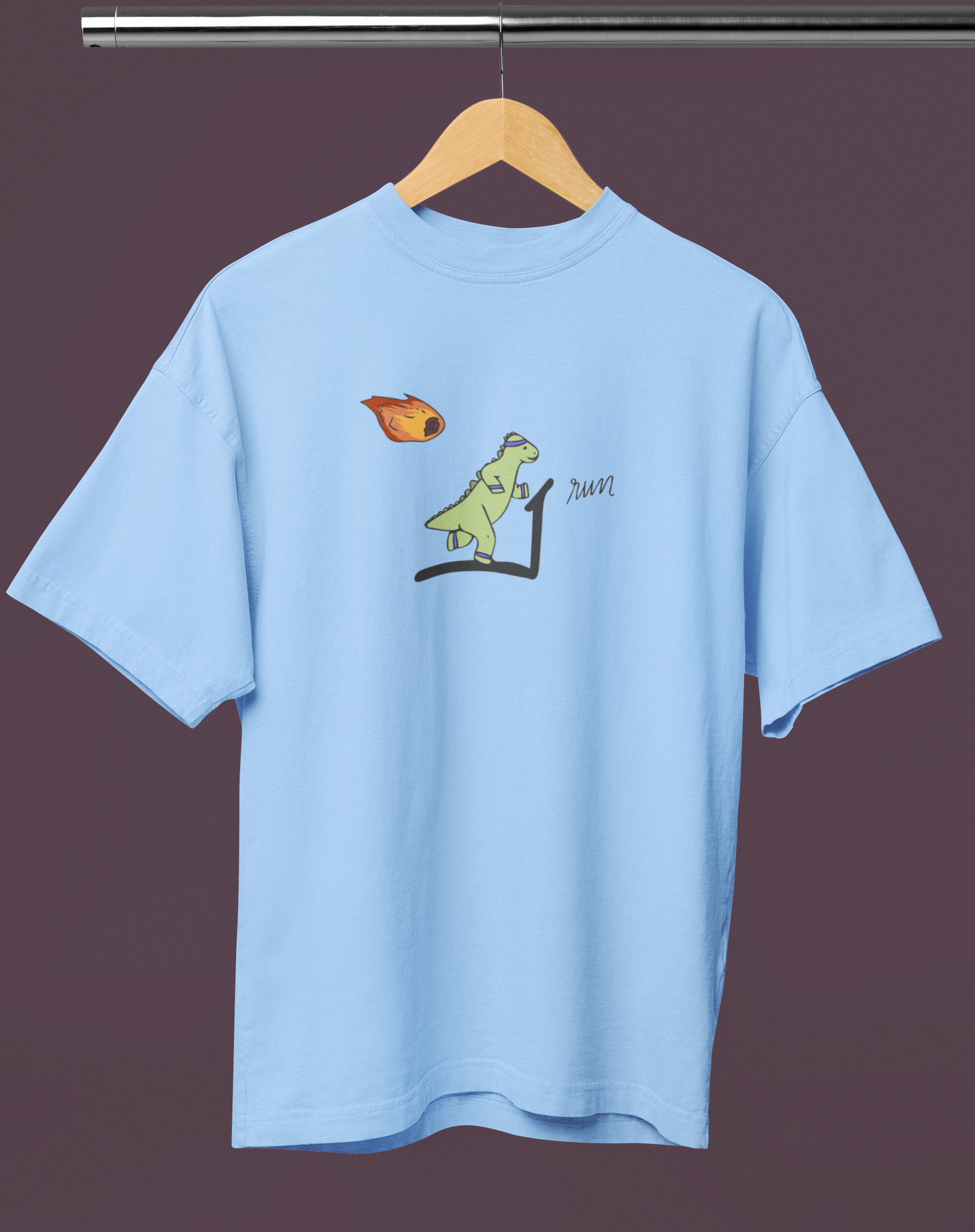 DINO RUN OVERSIZED T-SHIRT