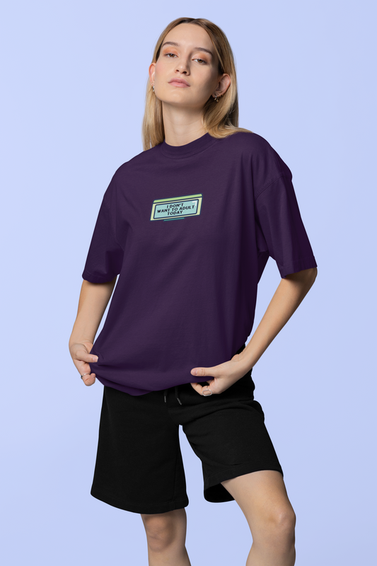 ADULTING OVERSIZED T-SHIRT