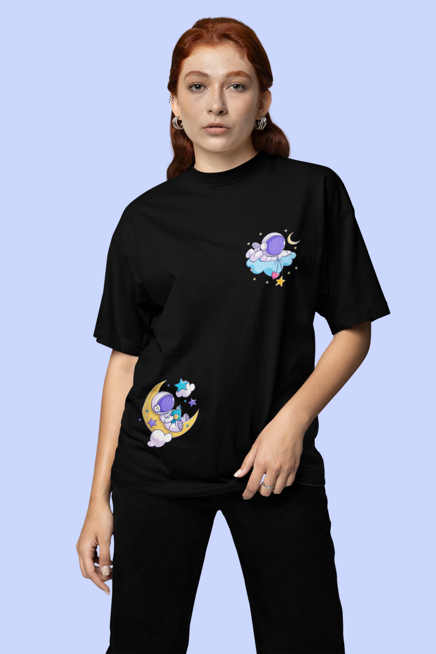 SPACE OVERSIZED T-SHIRT