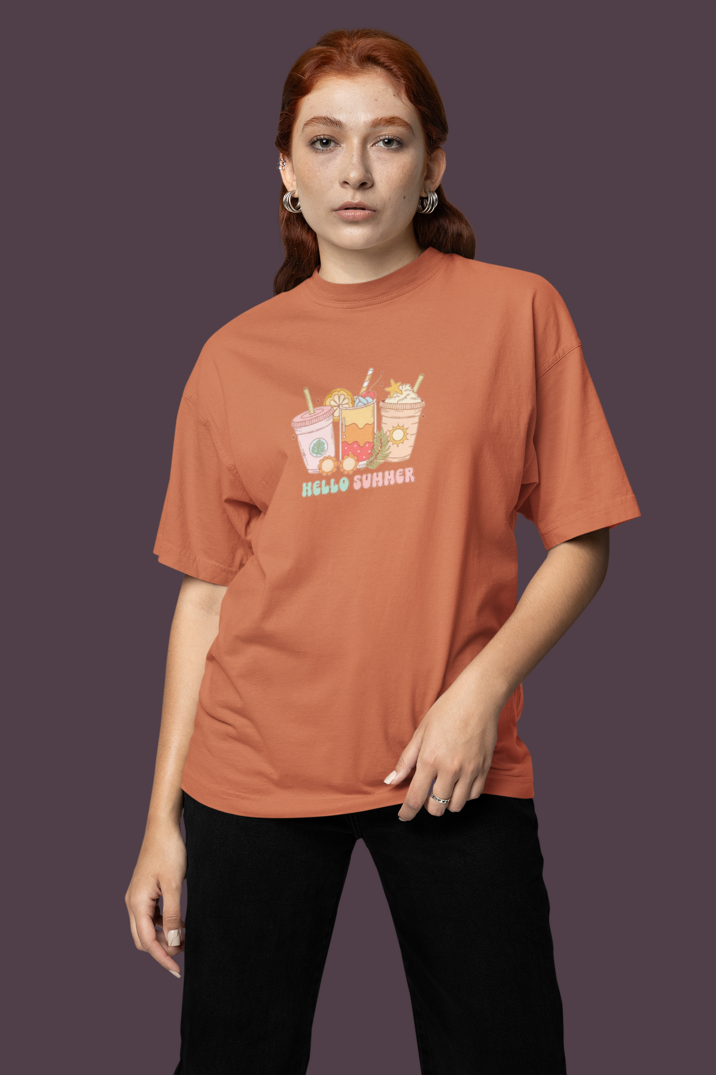 HELLO SUMMER OVERSIZED T-SHIRT