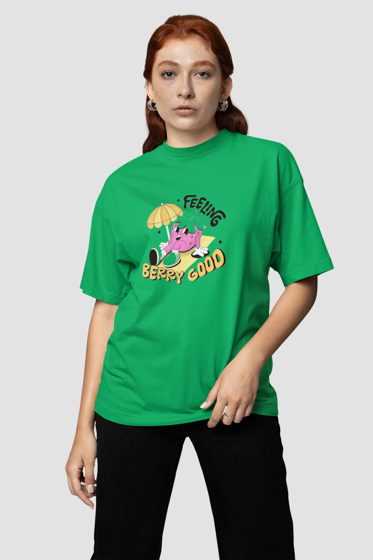 FEELING BERRY GOOD OVERSIZED T-SHIRT