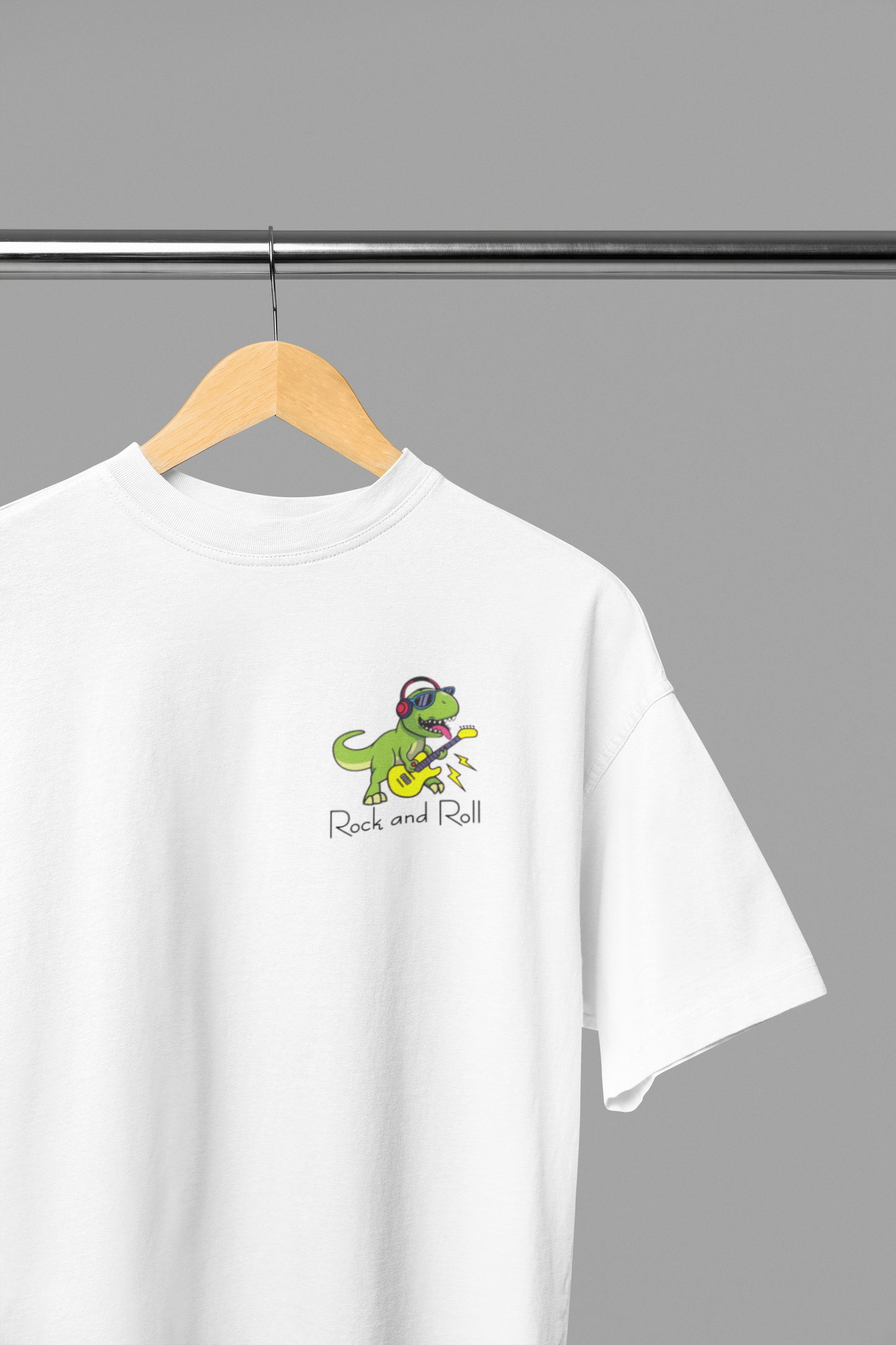 ROCK AND ROLL OVERSIZED T-SHIRT