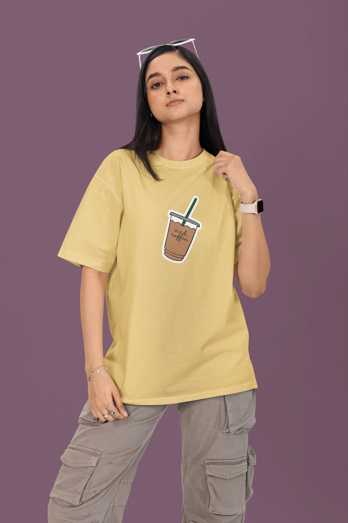 ICED COFFEE OVERSIZED T-SHIRT